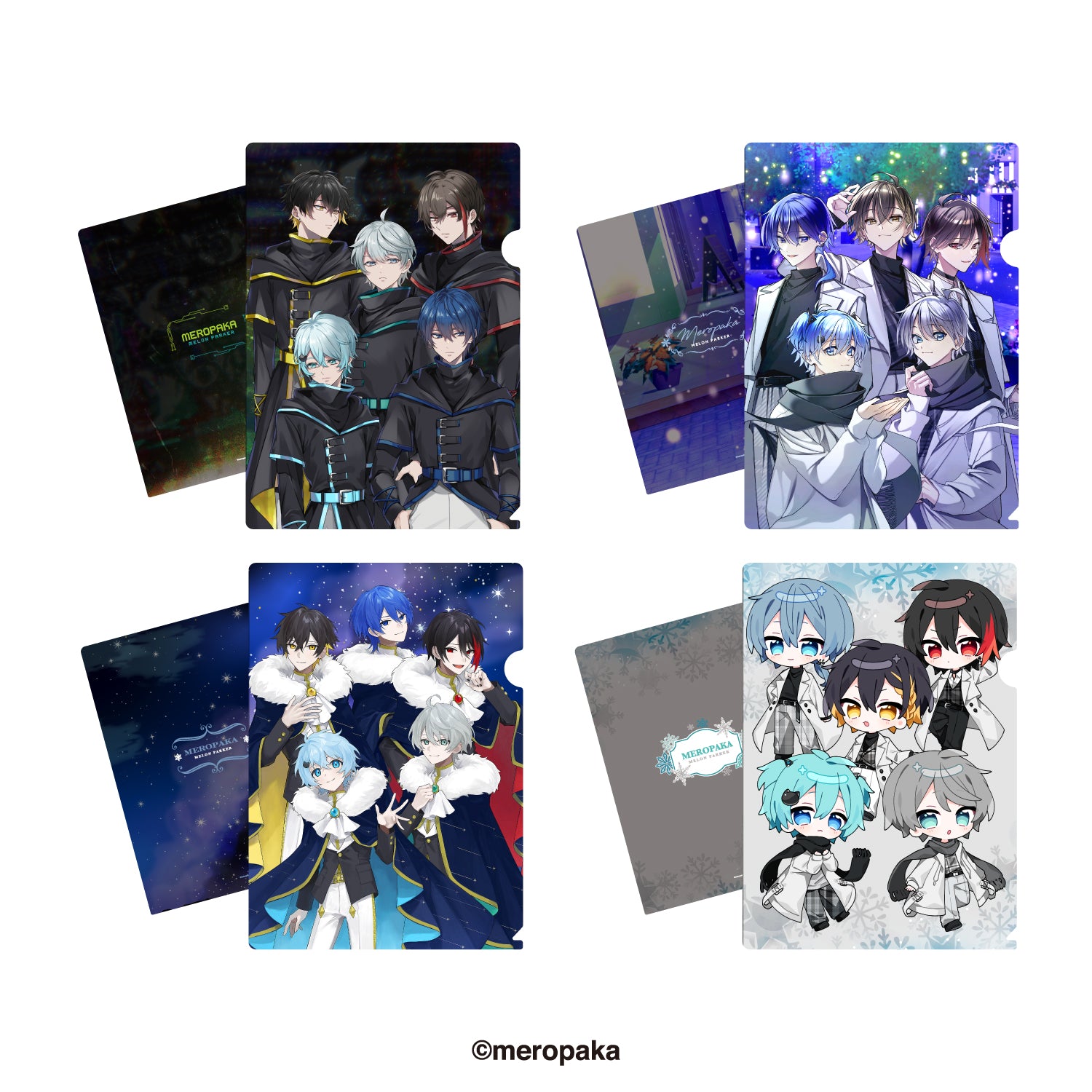 12月下旬以降順次発送予定】めろぱか ランダムクリアファイル 冬グッズ