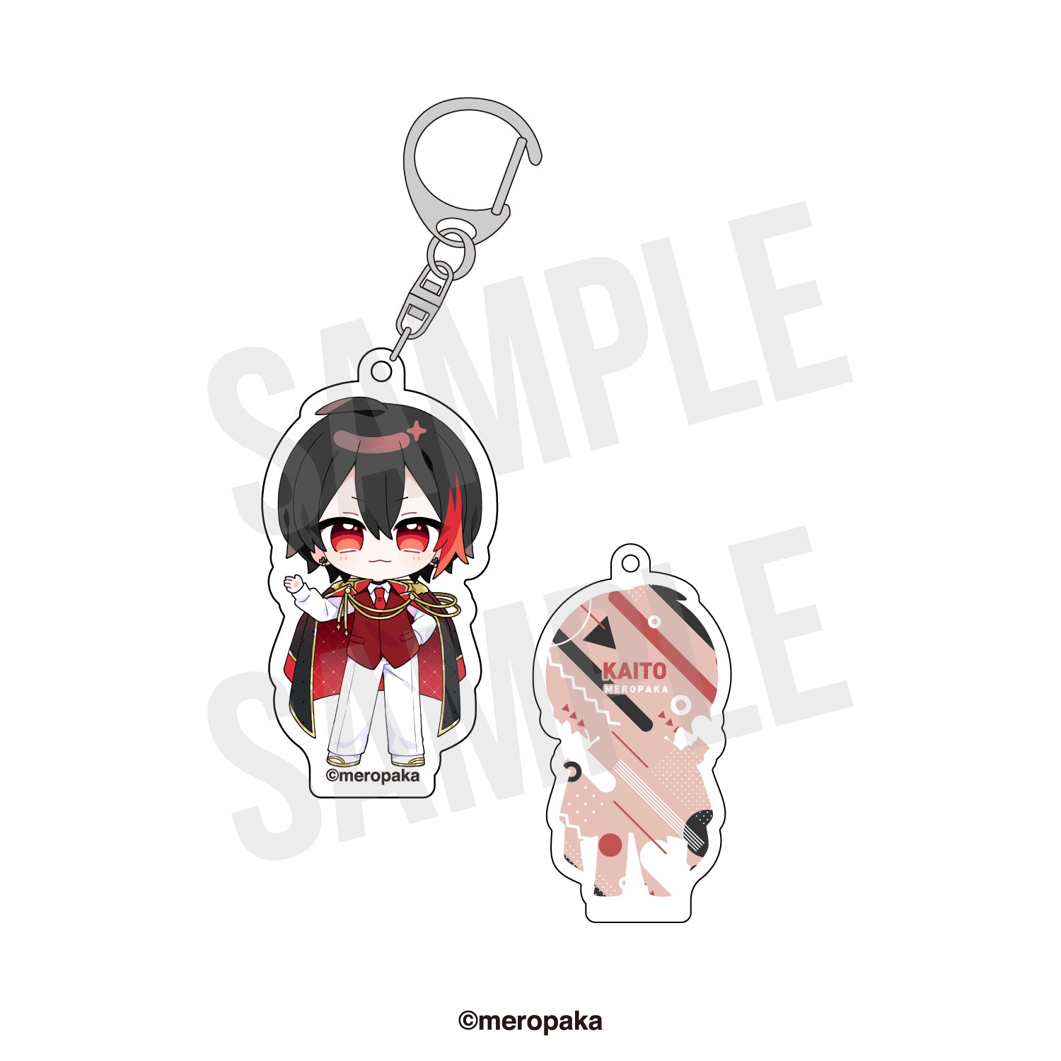 3月下旬以降順次発送予定】アクリルキーホルダー めろんりゆにおんver