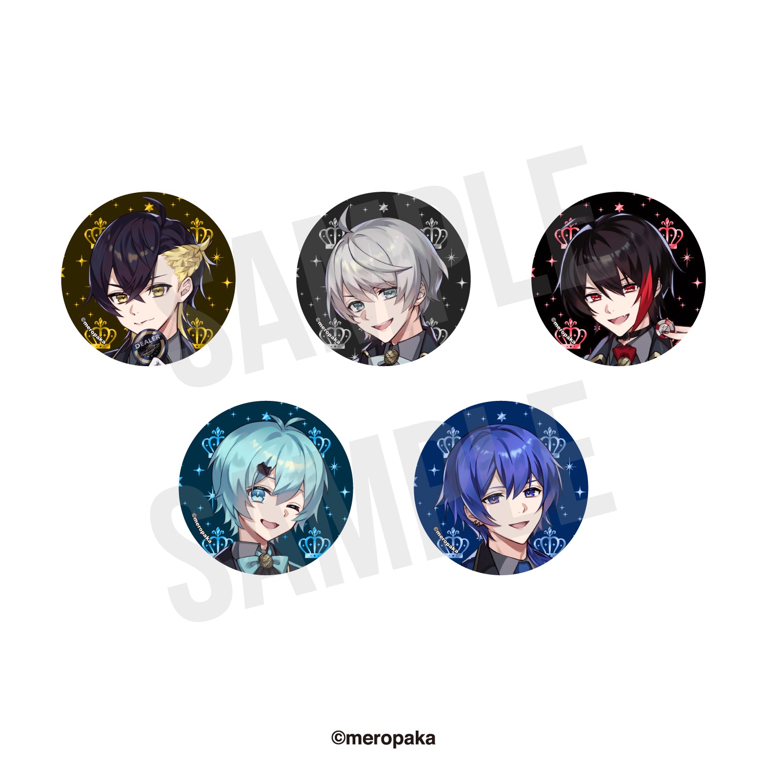 数量限定】めろぱかランダム缶バッジ 2026年お正月記念 ver. – めろ