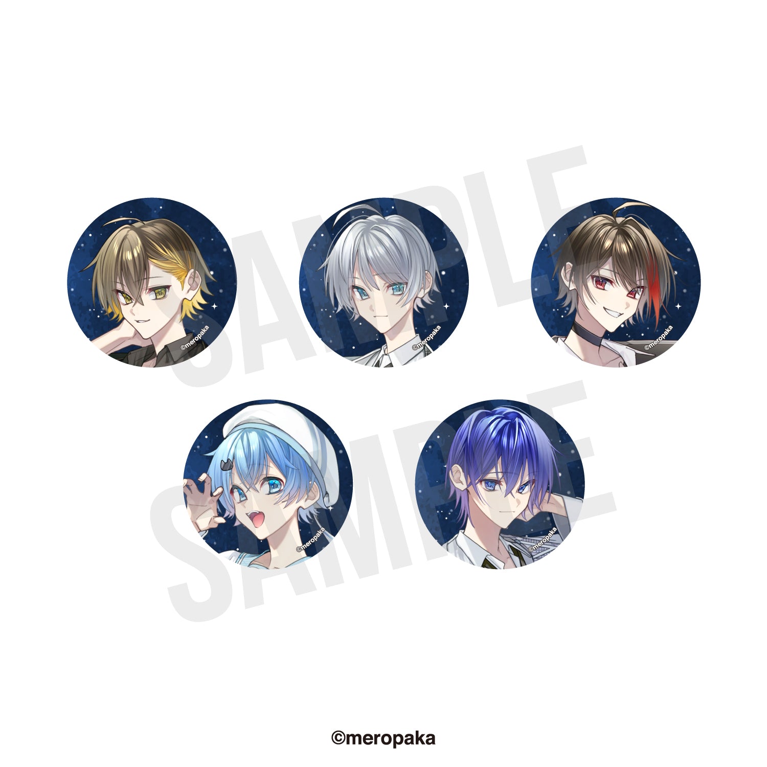 3月下旬以降順次発送予定】めろぱかランダム缶バッジ 春グッズ2025ver