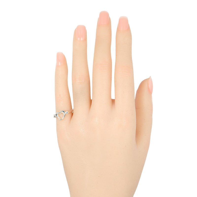 TIFFANY&Co.】ティファニー オープンハート リング・指輪 8号