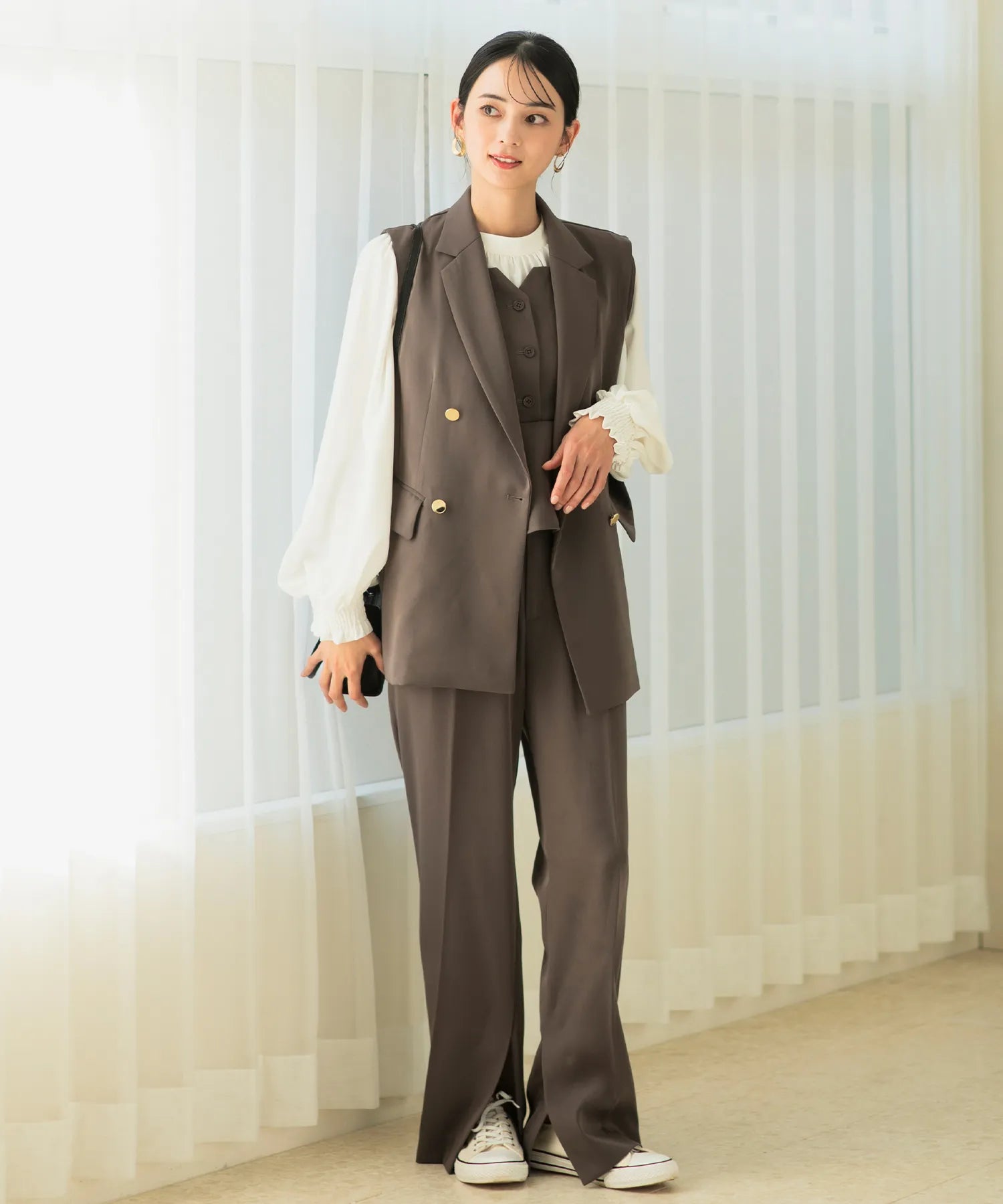 ジョーゼットカセットジレ・パンツセットアップ – shop-celen