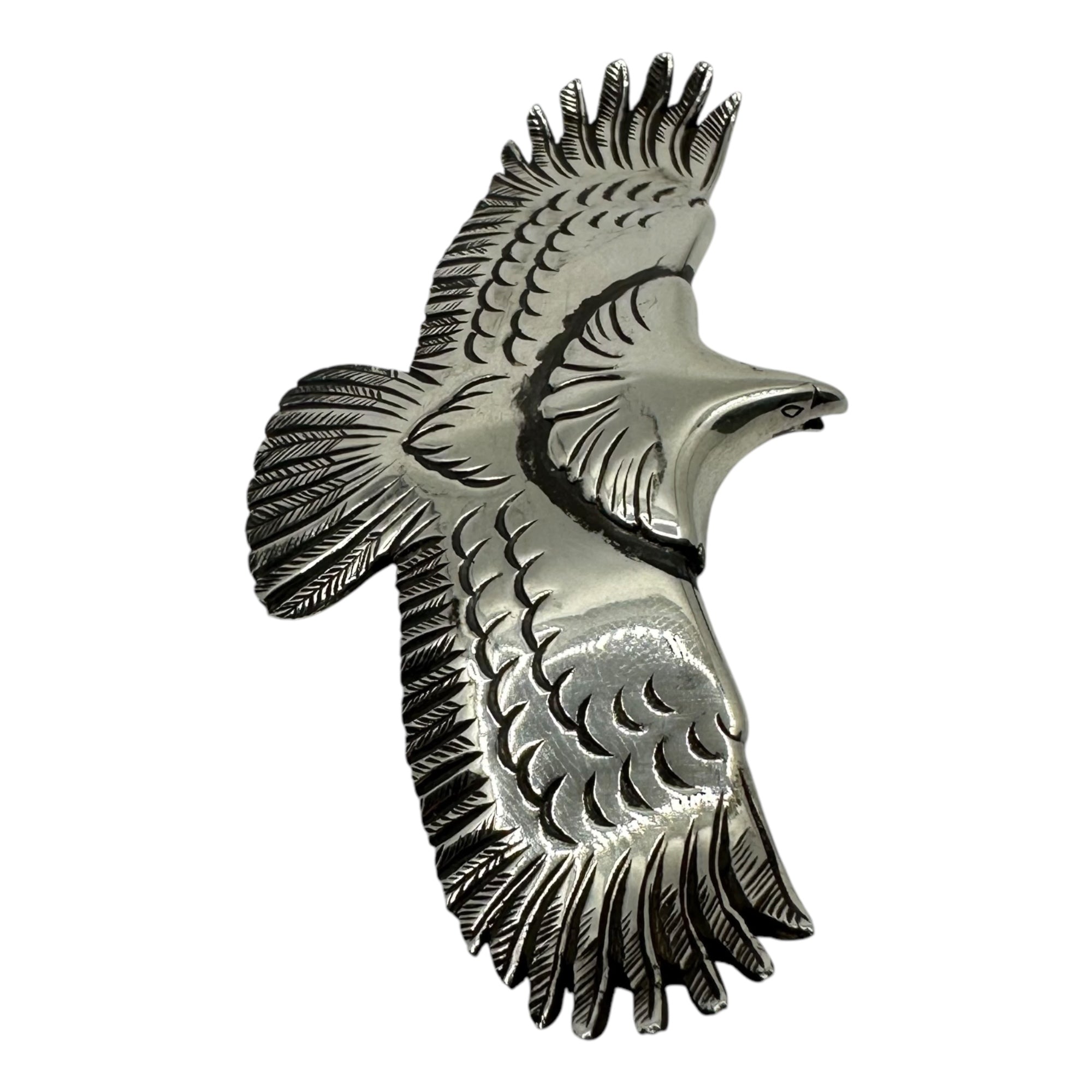 KENSHIRO(ケンシロウ) Japanese Engraving Large Eagle 金銀 和彫り 大