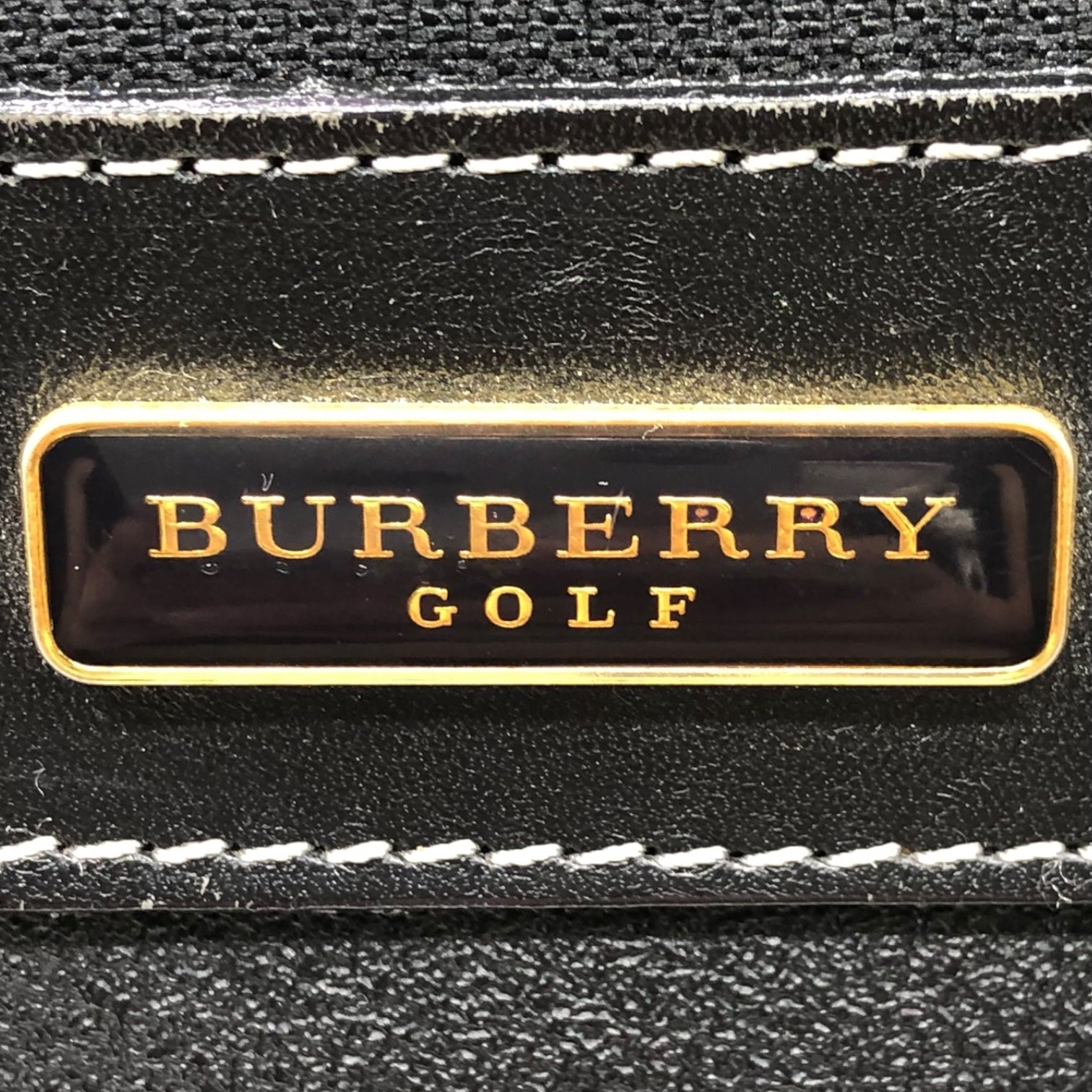 BURBERRY GOLF(バーバリーゴルフ) ノヴァチェック レザー ボストン