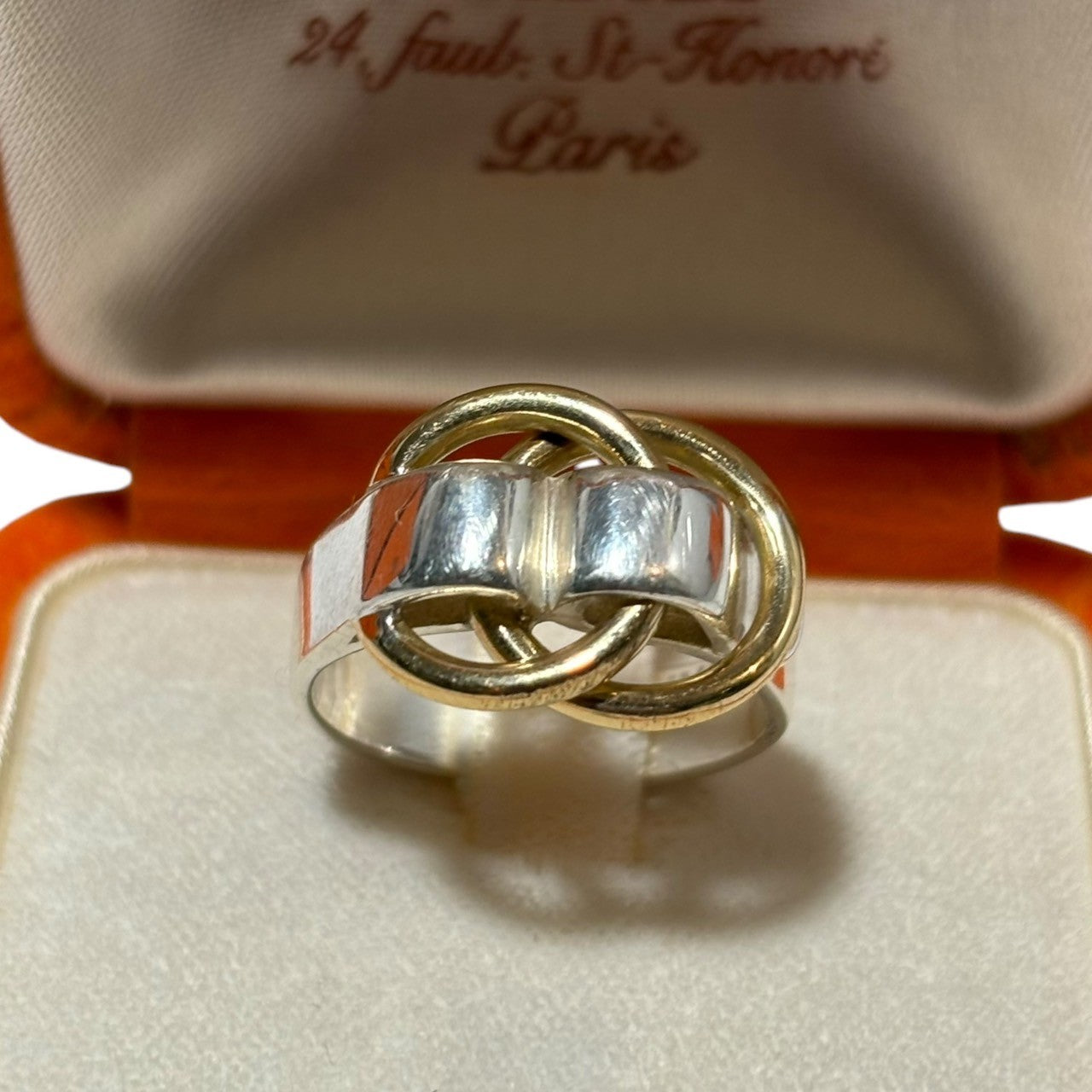 HERMES(エルメス) Deux anneaux Ring ドゥザノー リング 55(15号