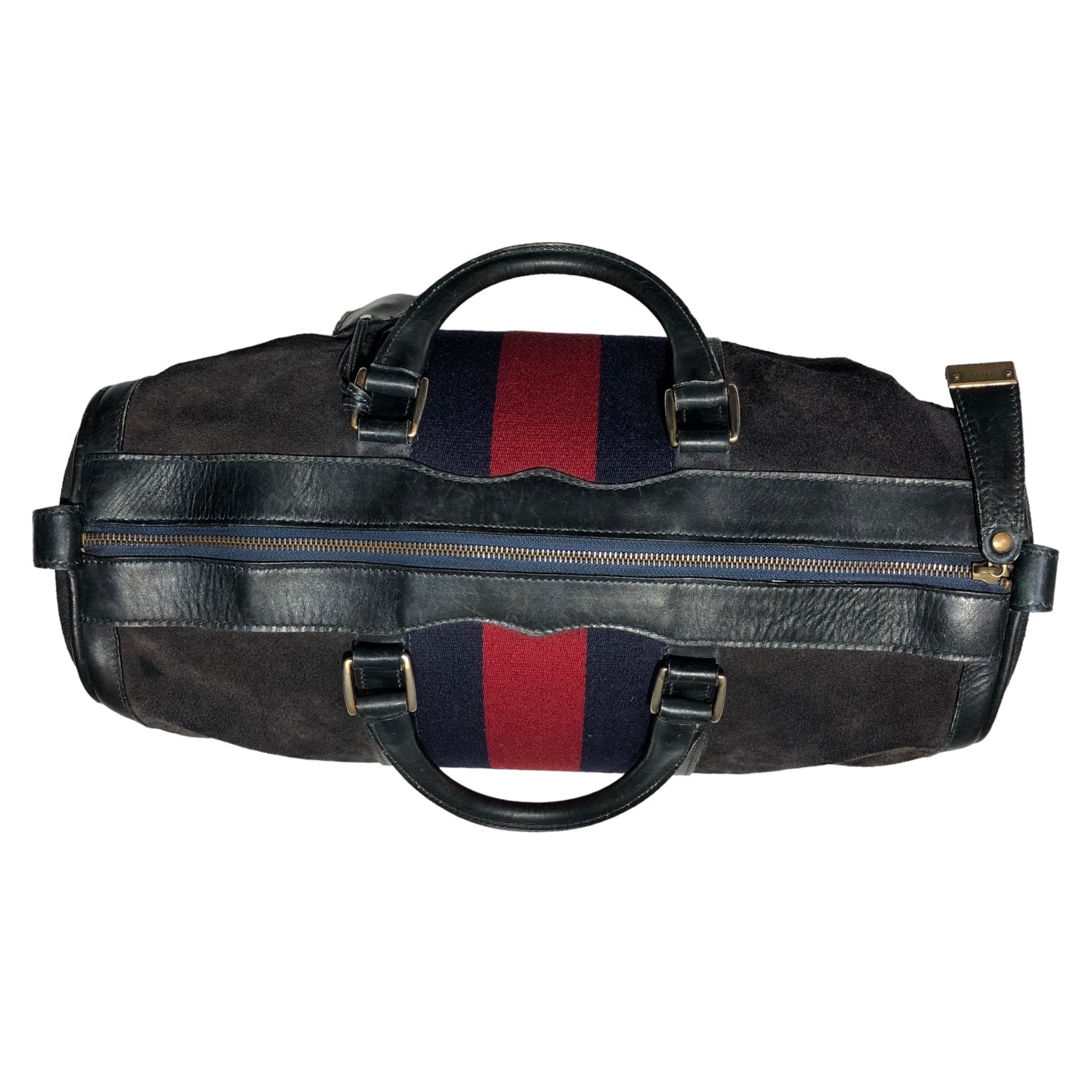 GUCCI(グッチ) 80's vintage suede boston bag ヴィンテージ