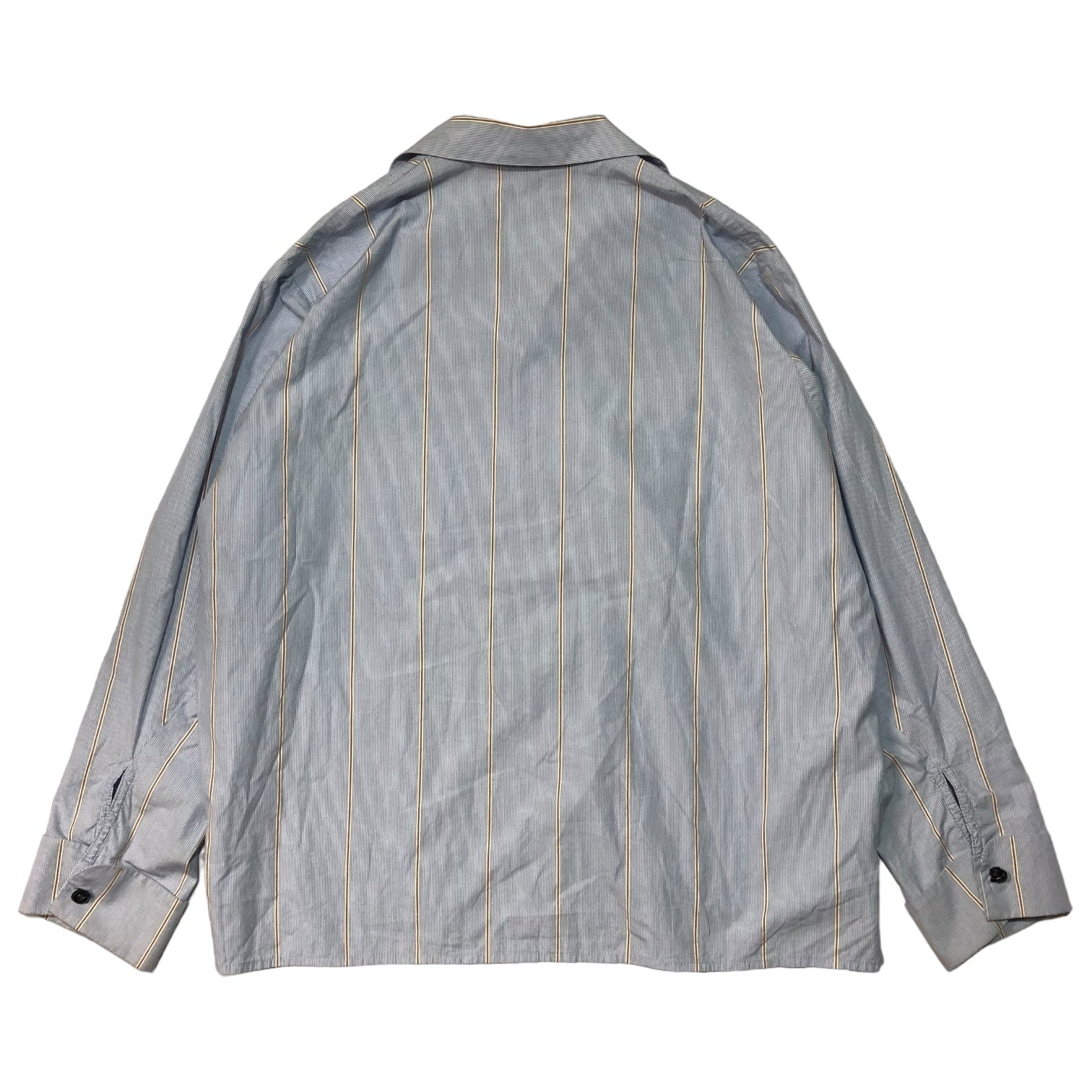 SUNSEA(サンシー) 19AW BLUE BEGE GIGOLO SHIRT ブルー ベージュ