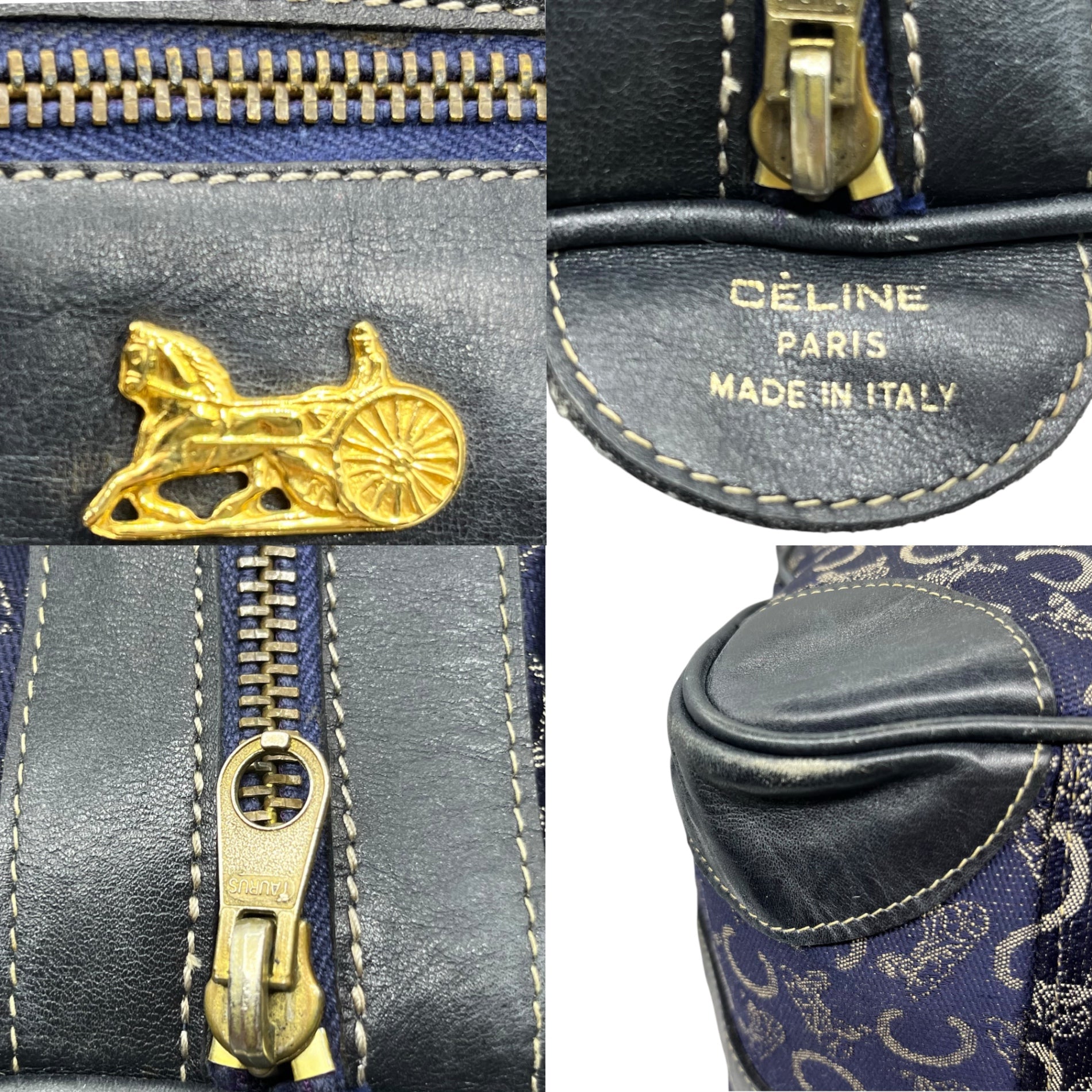CELINE(セリーヌ) Vintage C Circle Boston Bag ヴィンテージ C