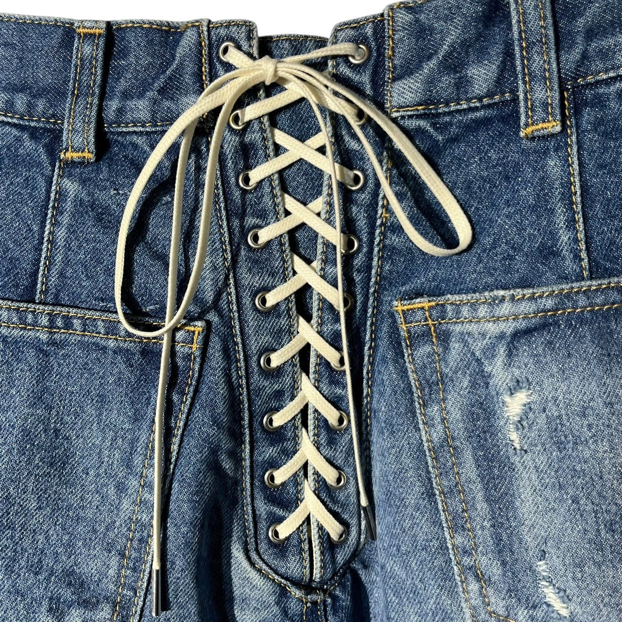 FETICO(フェティコ) LASER-CUT WIDE JEANS レーザー カット ワイド
