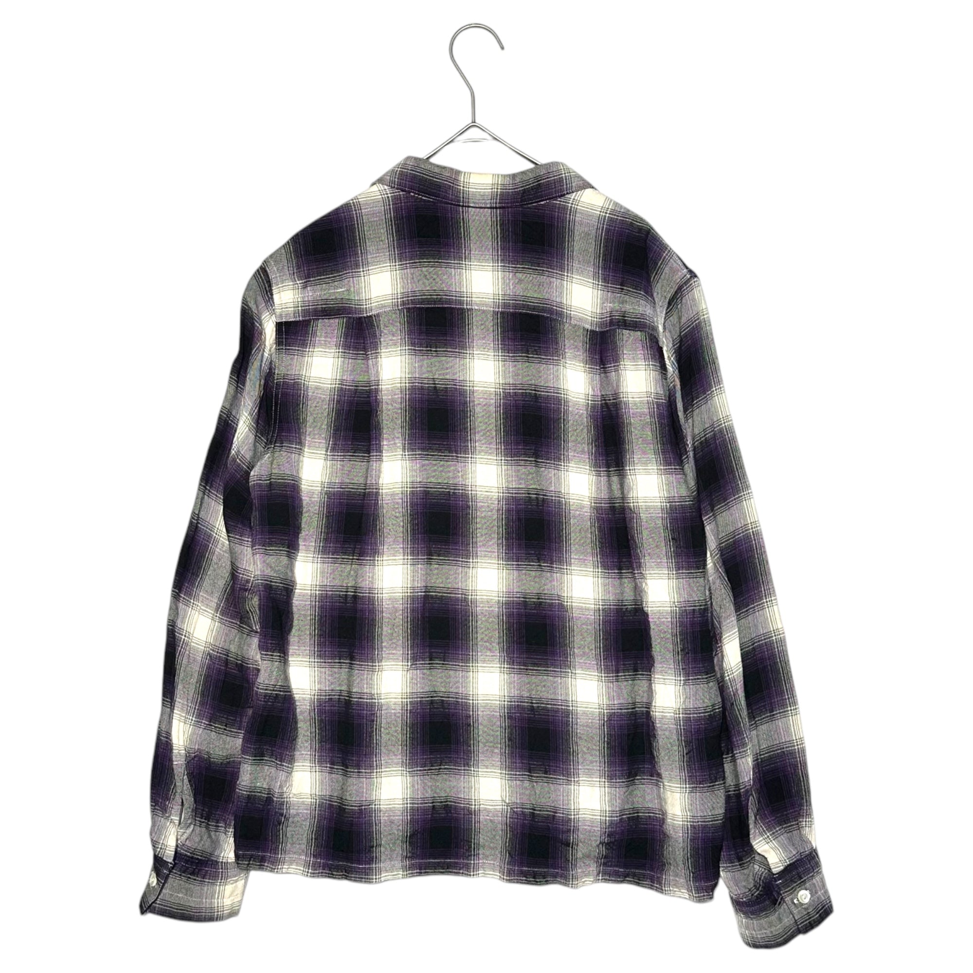 NUMBER (N)INE(ナンバーナイン) 09SS open collar check shirt