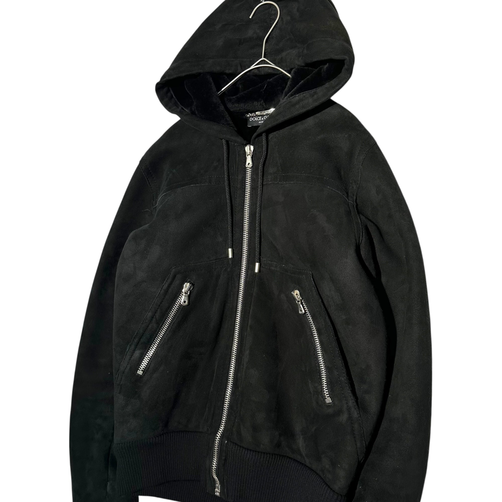 DOLCE&GABBANA(ドルチェ&ガッバーナドルガバ) Mouton Zip-Up Hoodie