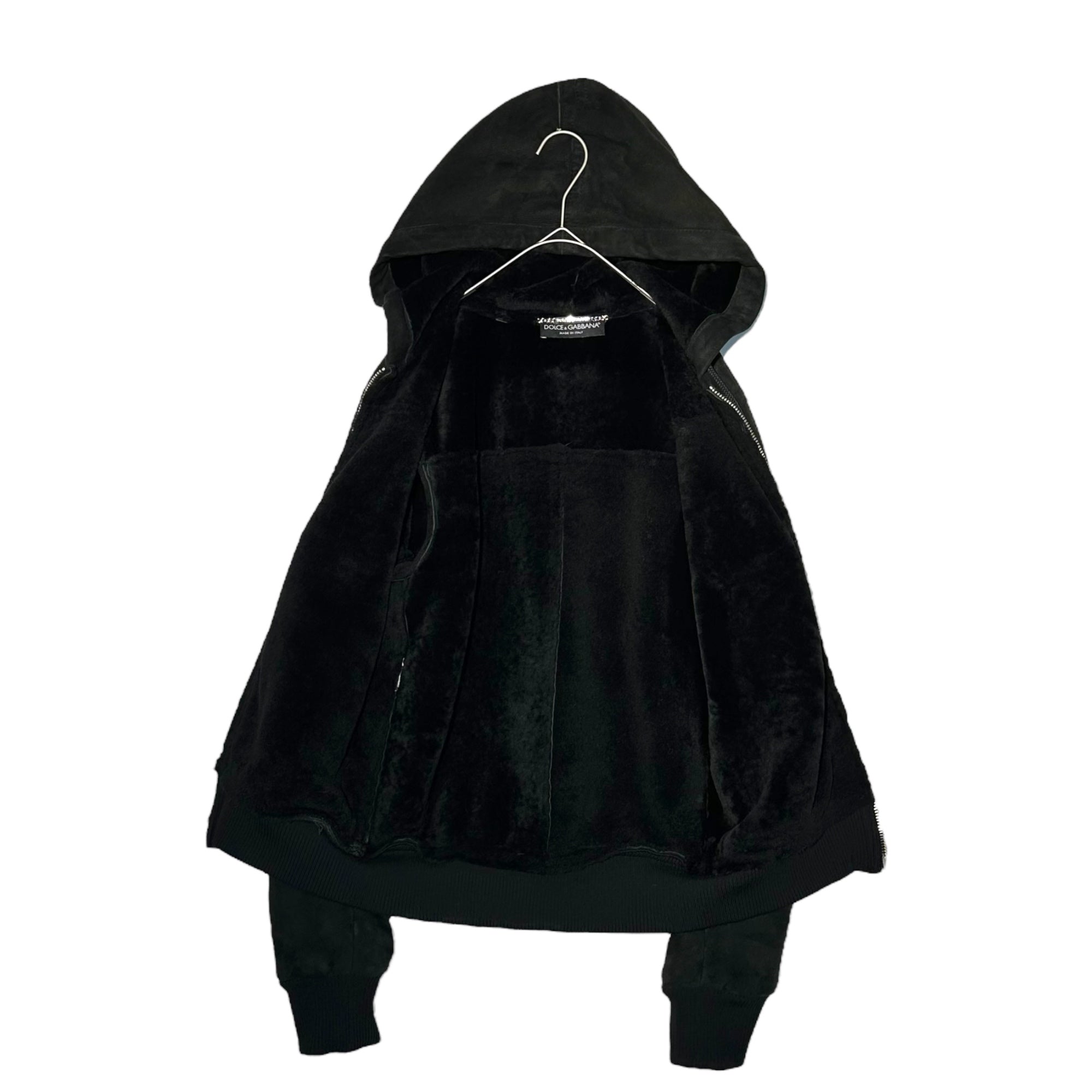 DOLCE&GABBANA(ドルチェ&ガッバーナドルガバ) Mouton Zip-Up Hoodie
