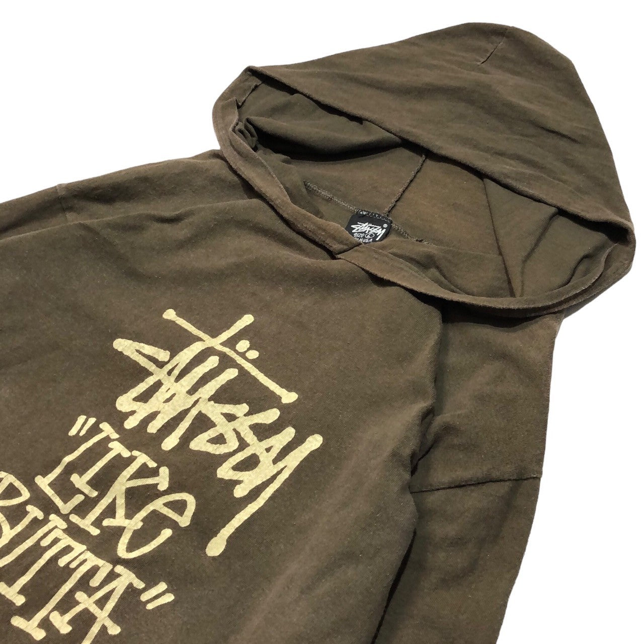 STUSSY(ステューシー) 80's VINTAGE LIKE BUTTA プリント フーデッド T