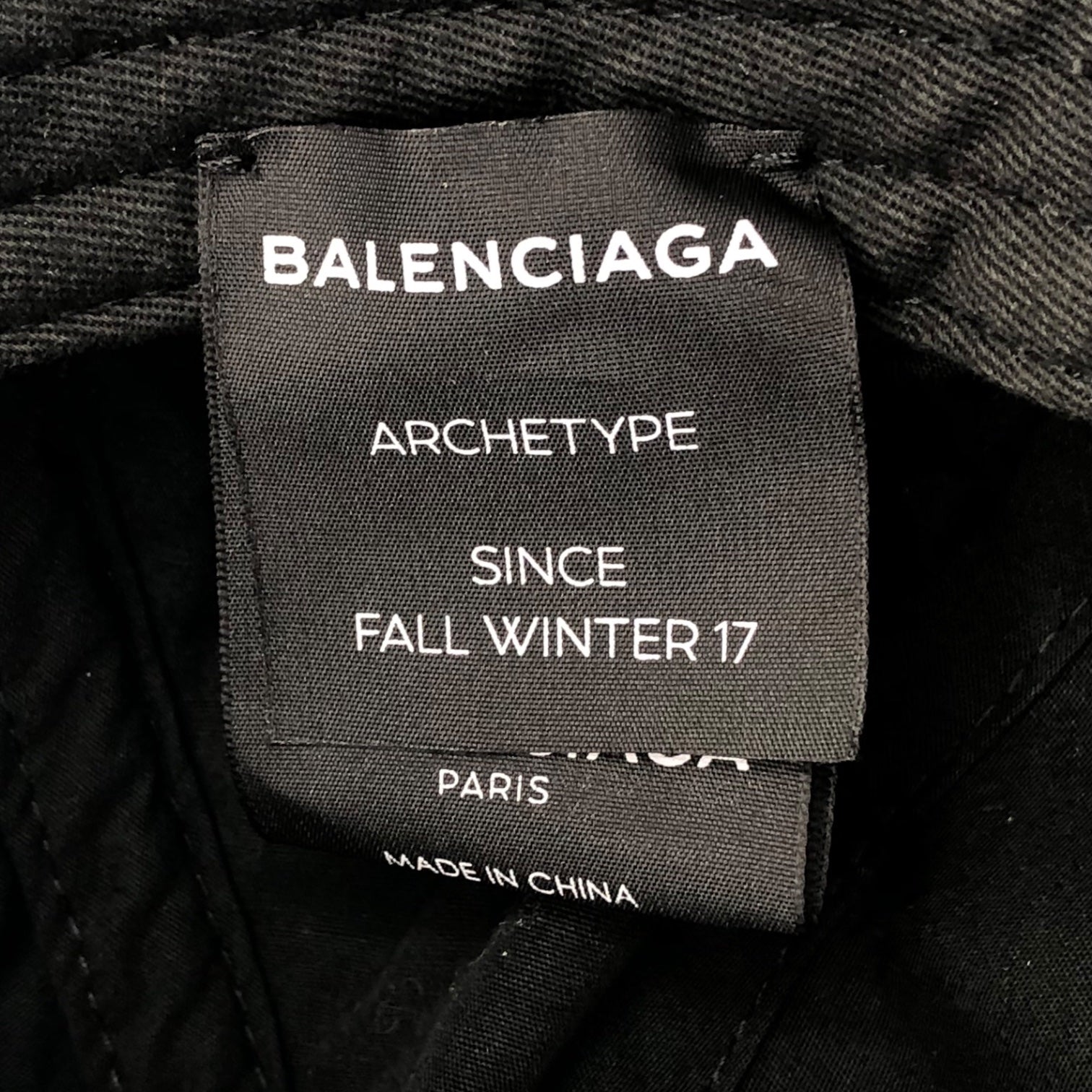 BALENCIAGA(バレンシアガ) 17AW ARCHETYPE logo cap ロゴ キャップ L
