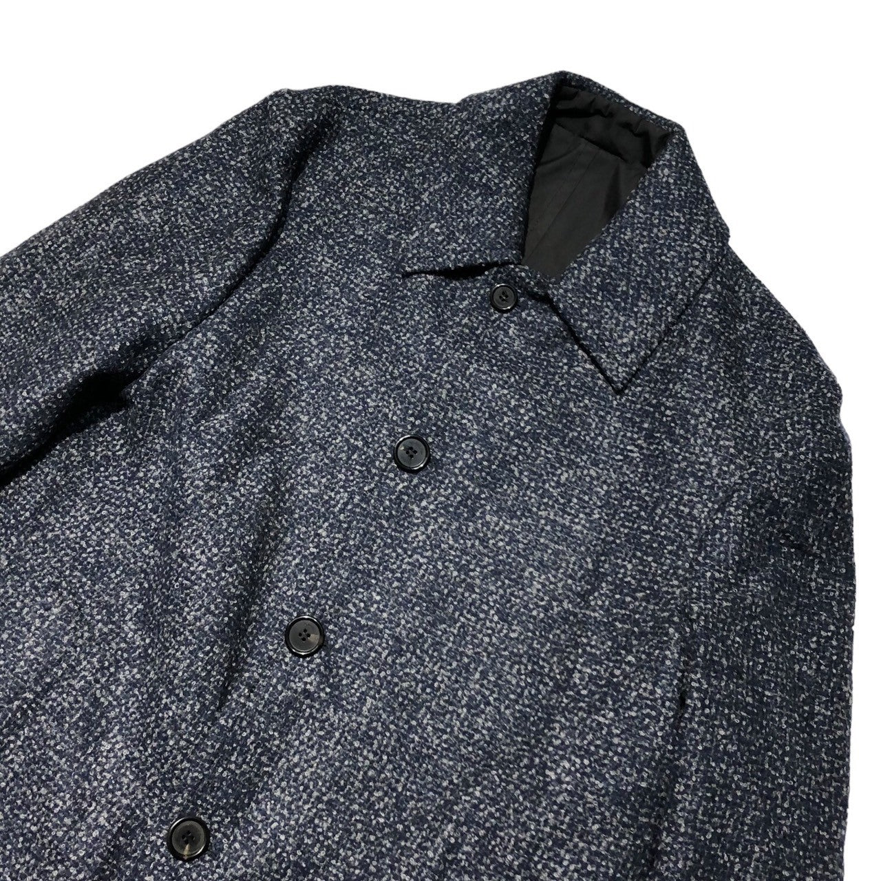 Aquascutum(アクアスキュータム) Reversible tweed wool nylon