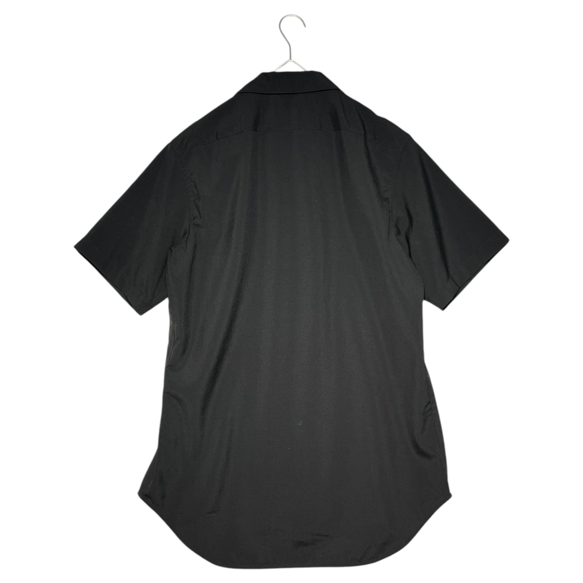 JIL SANDER(ジルサンダー) Open collar wool gabardine S/S shirt