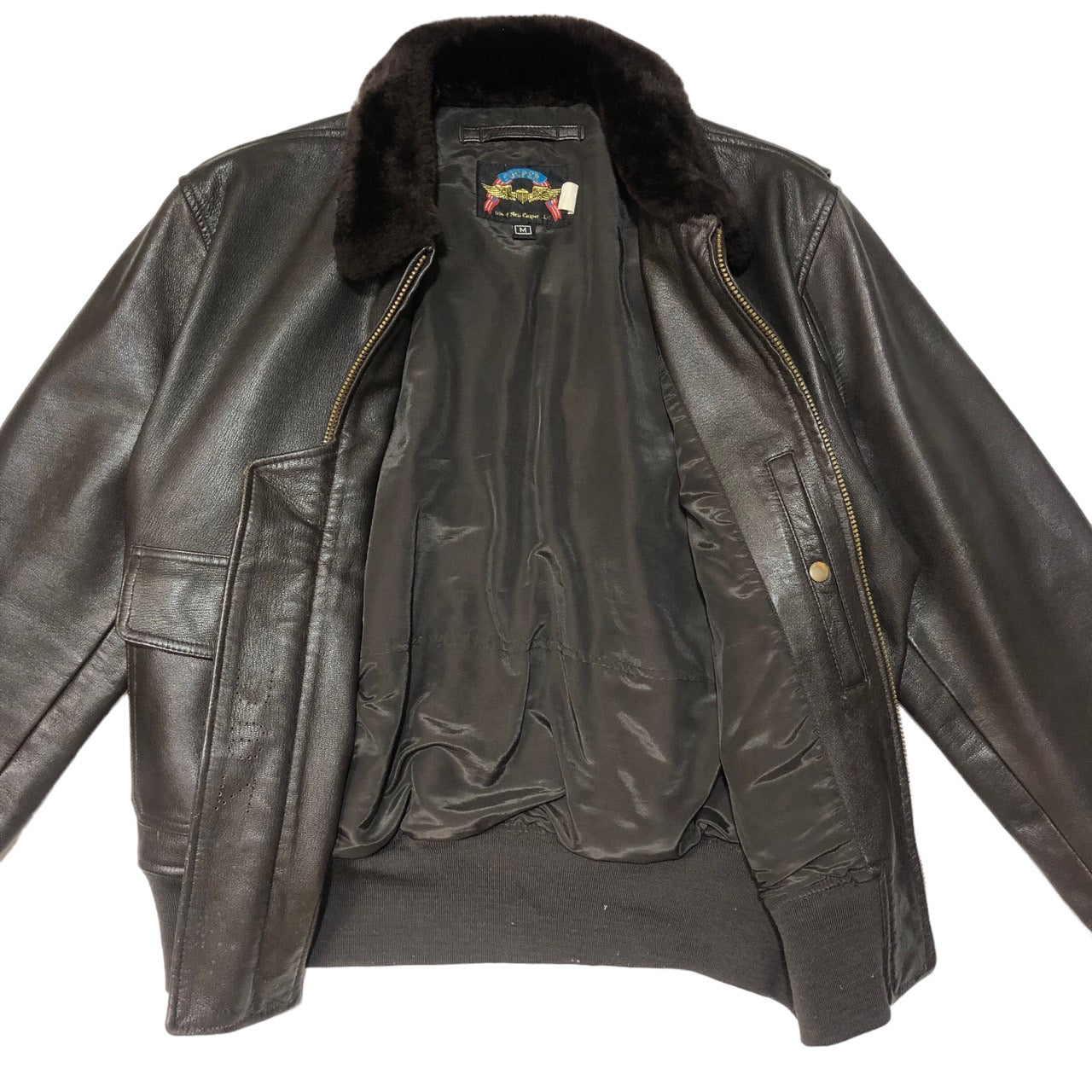 COOPER(クーパー) 80's G-1フライトジャケット/レザージャケット M