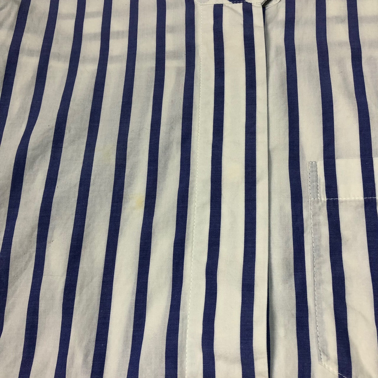 ISSEY MIYAKE(イッセイミヤケ) 80's筆タグスタンドカラーストライプ