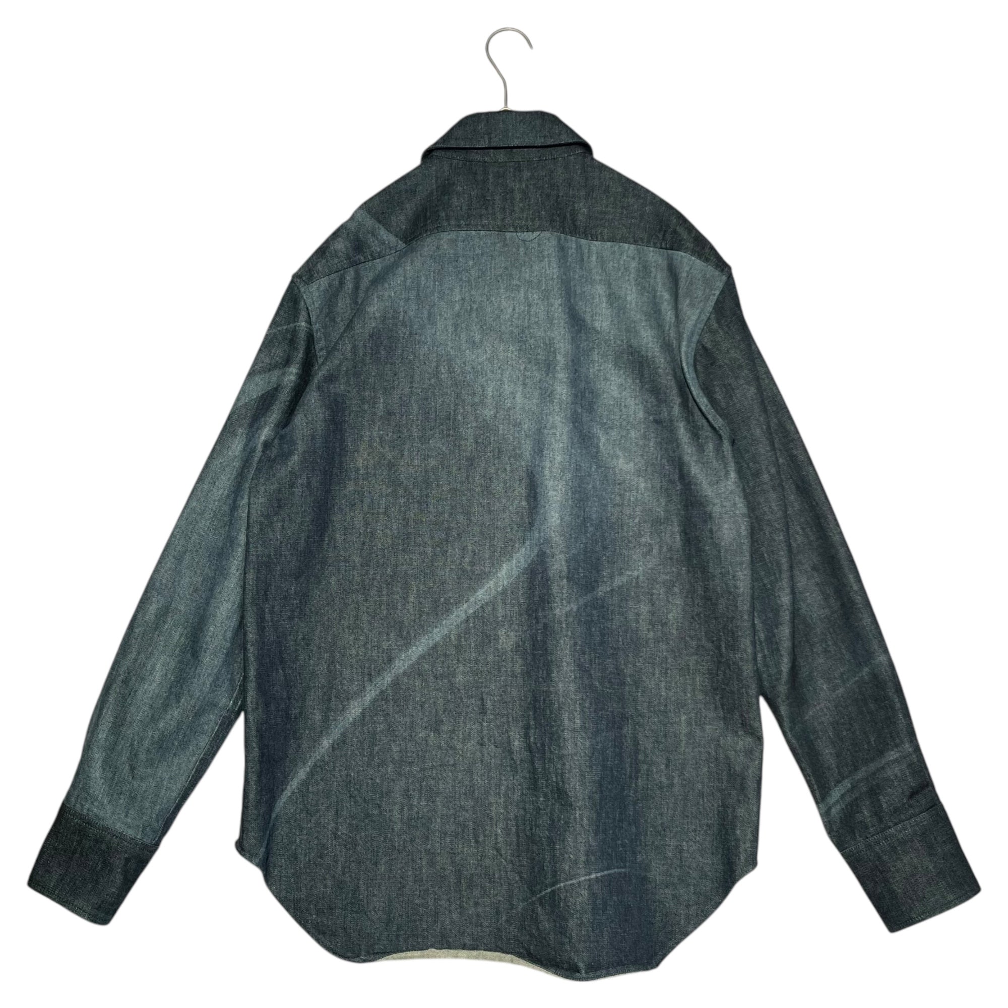 MASU(エムエーエスユー) 21AW MARBLE DENIM SHIRTS マーブル デニム