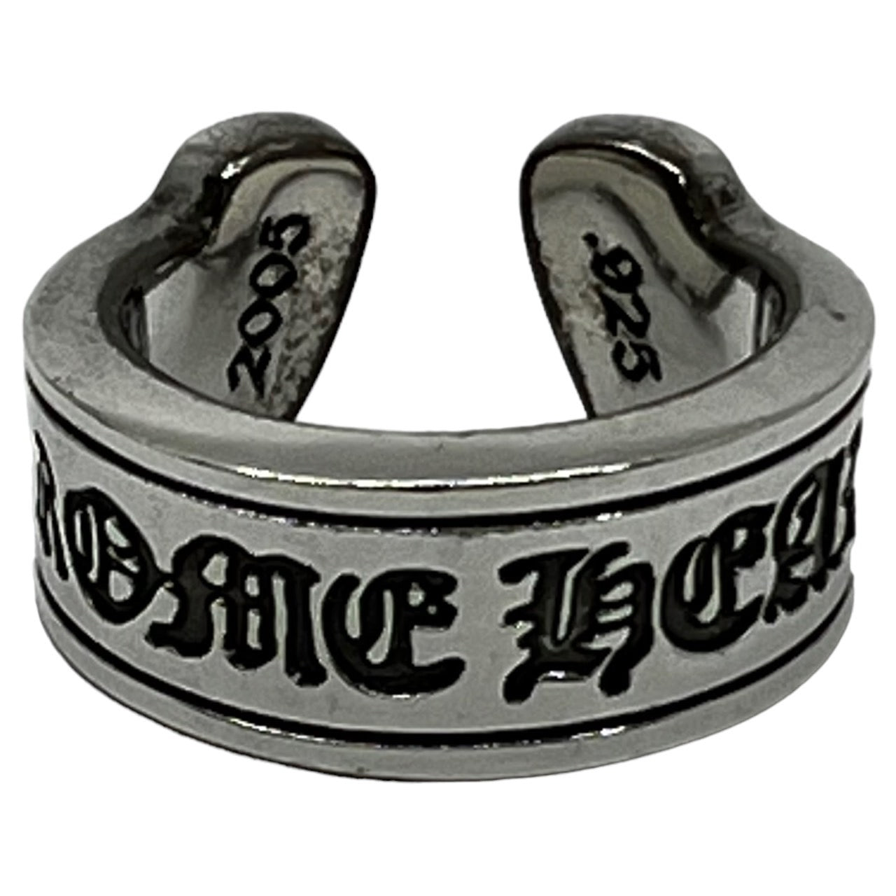 CHROME HEARTS(クロムハーツ) SCROLL LABEL RING スクロールラベル