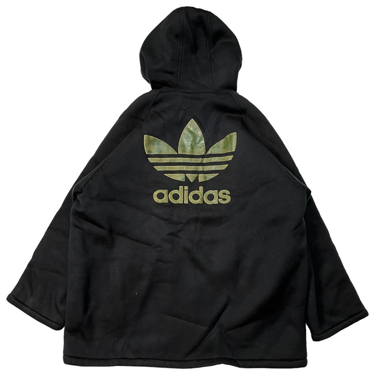 adidas(アディダス) 80's ~ 90's Logo oversized boa hoodie ロゴ刺繍