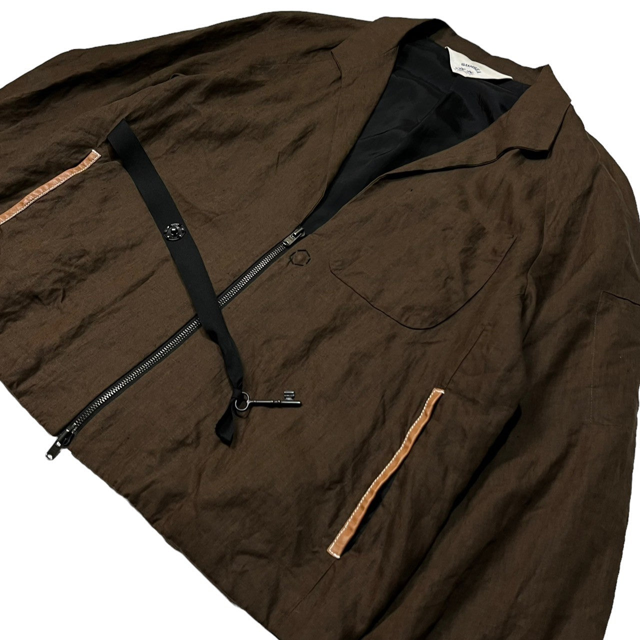 SUNSEA(サンシー) 19SS LINEN BLOUSON リネン ブルゾン ジャケット