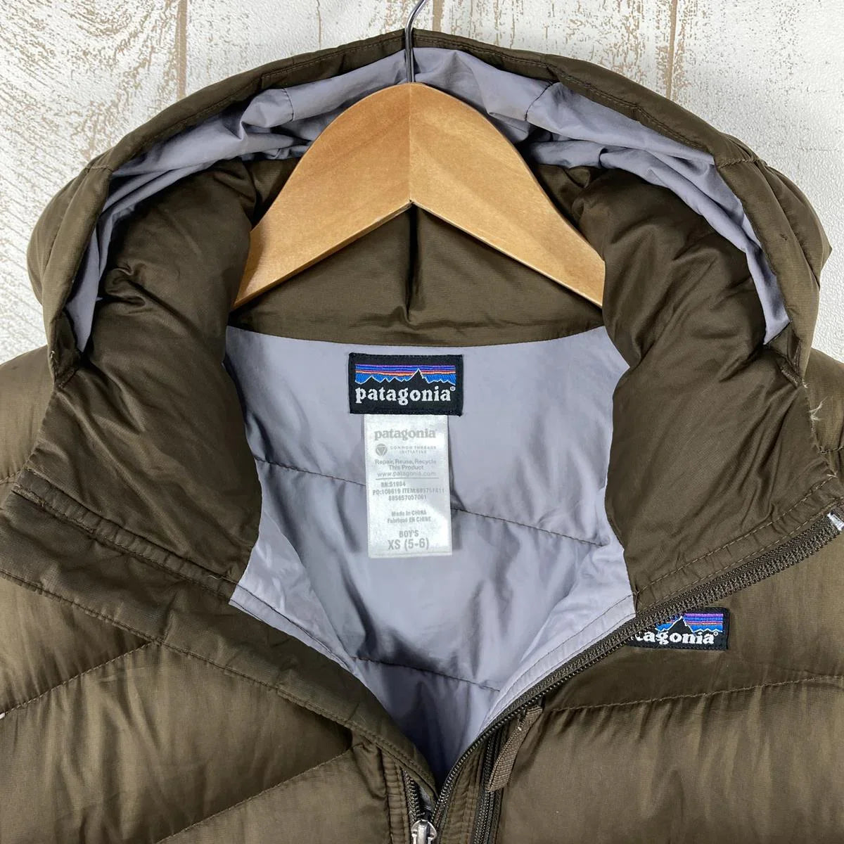 Boy's XS ブラウン系】Patagonia ( パタゴニア ) ボーイズ ダウン