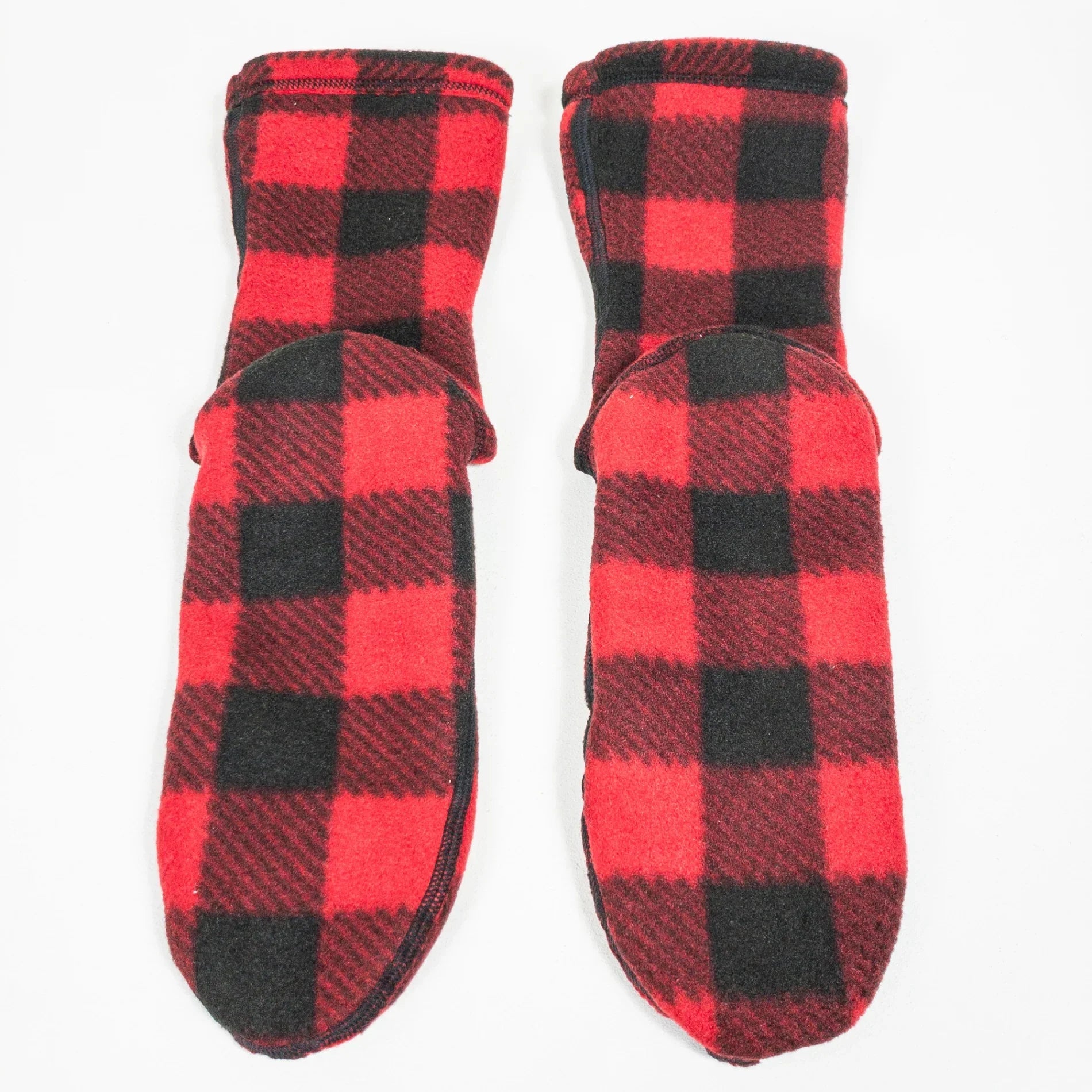 OneSize レッド系】 Llbean ( エルエルビーン ) フリース ソックス