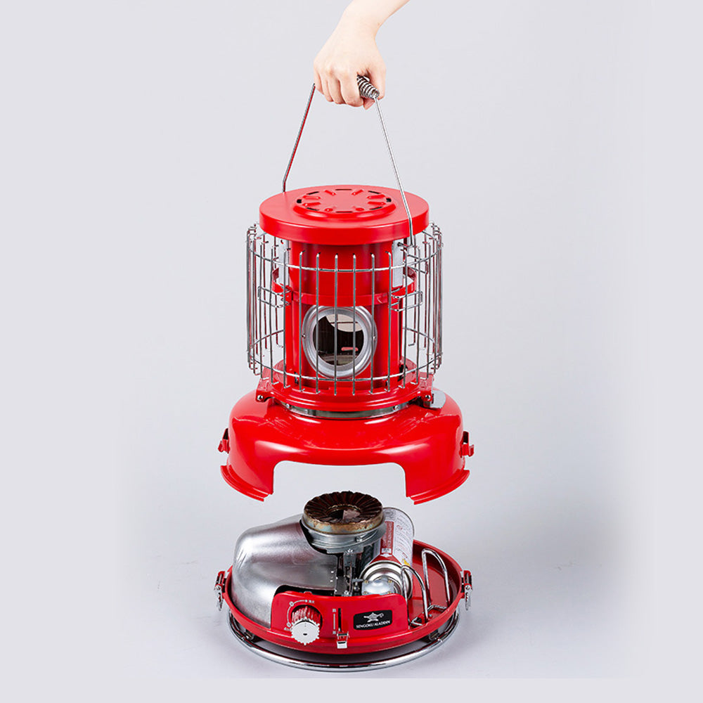 コンパクトサイズで持ち運びにも便利な アラジン ポータブルガス