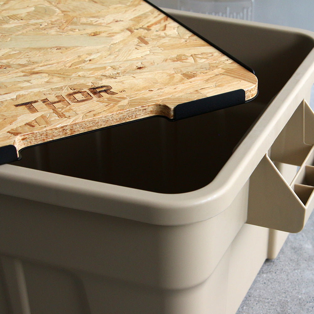 THOR LARGE TOTE WITH LID 53L、75L専用スチール製天板 Bridge Board