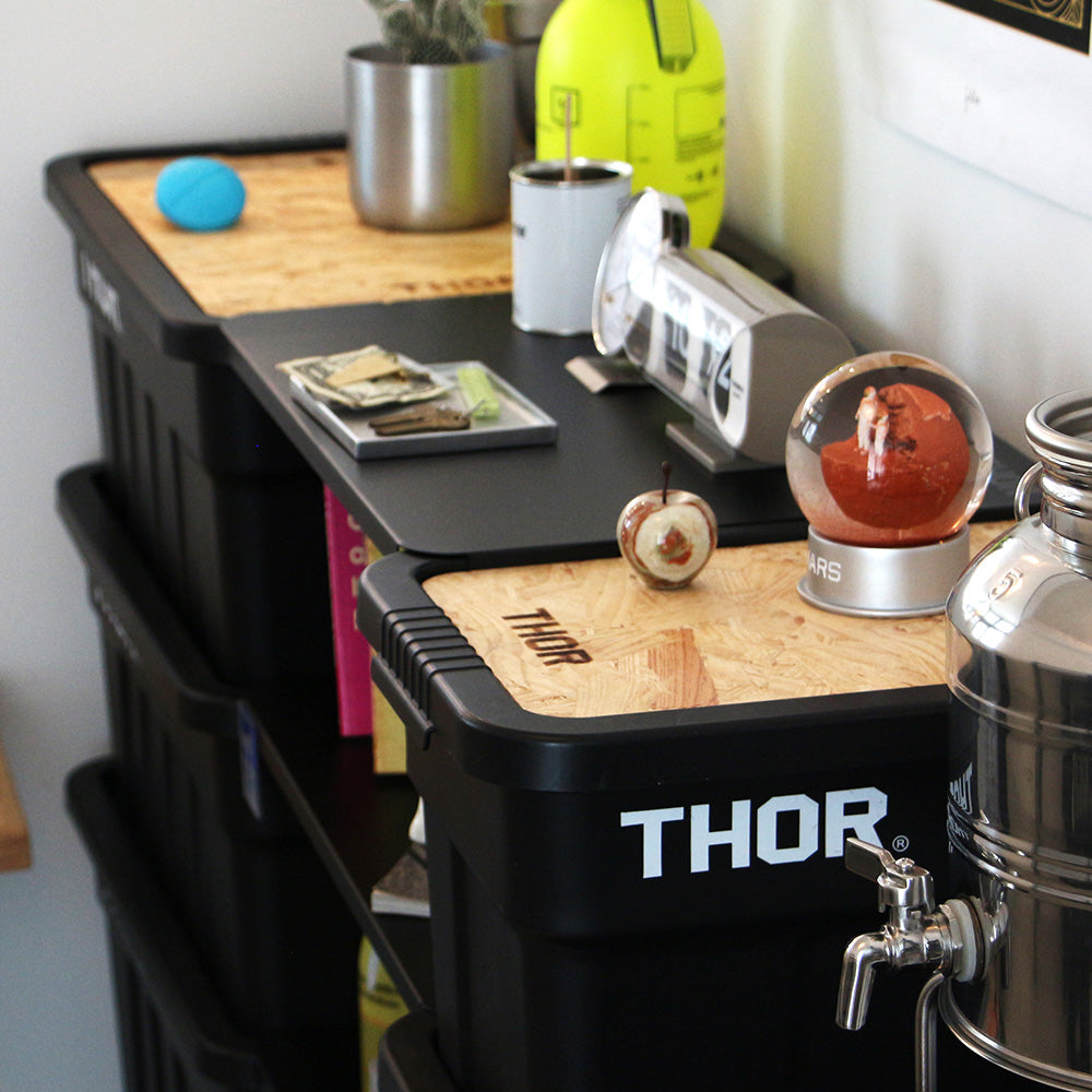 THOR LARGE TOTE WITH LID 53L、75L専用スチール製天板 Bridge Board