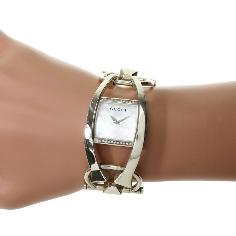 GUCCI/グッチ】 キオド 123.5 SV925 腕時計 シルバー925/ダイヤモンド