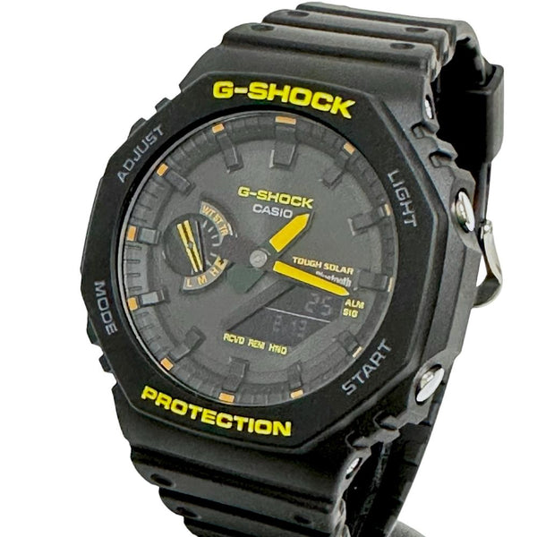 CASIO/カシオ】 G-SHOK CautionYellow GA-B2100CY-1AJF イエロー/黄