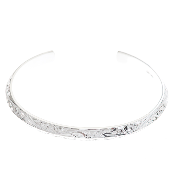 ハワイアンジュエリー/Silver925/アングルバングル/6mm | ハワイアン