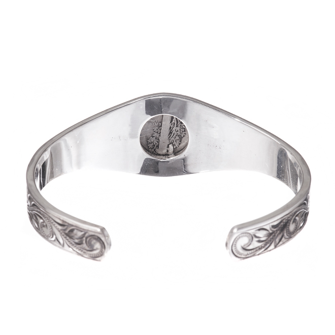 ハワイアンジュエリー/Silver925/マーキュリーダイムバングル/0504