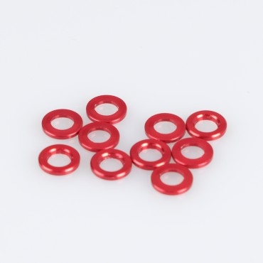 4x7x1mm RED 3-Piece Hub Height Shim (10pcs)