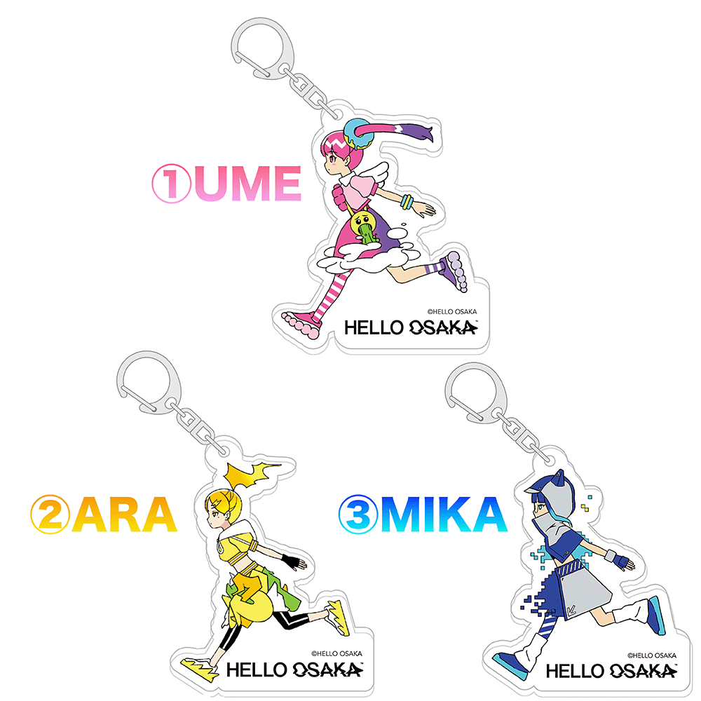 HELLO OSAKA】アクリルキーホルダー – Shop.Merchan.jp