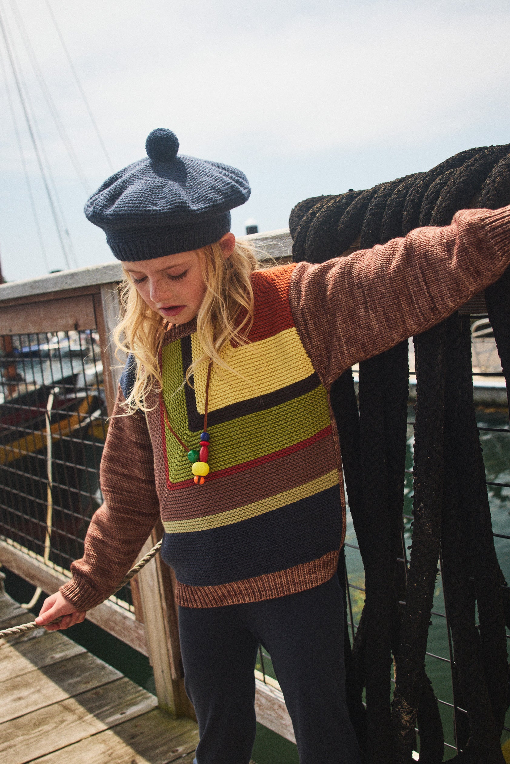 Crochet Beret – Misha & Puff