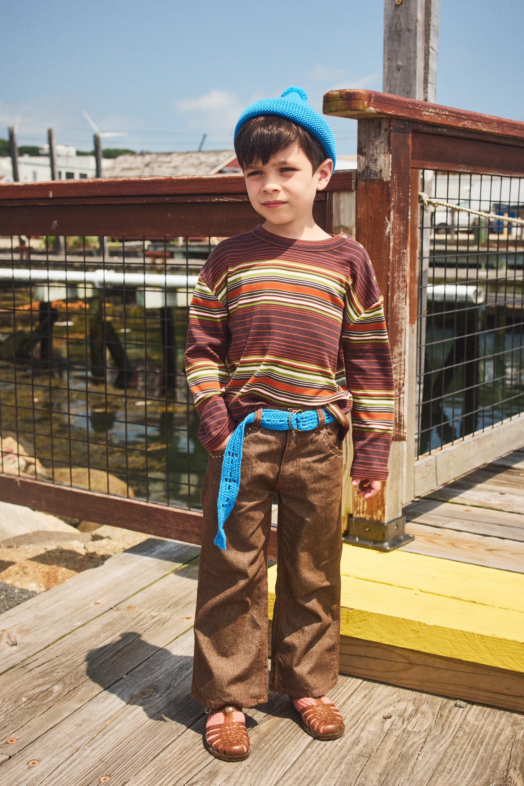 Garter Hat – Misha & Puff