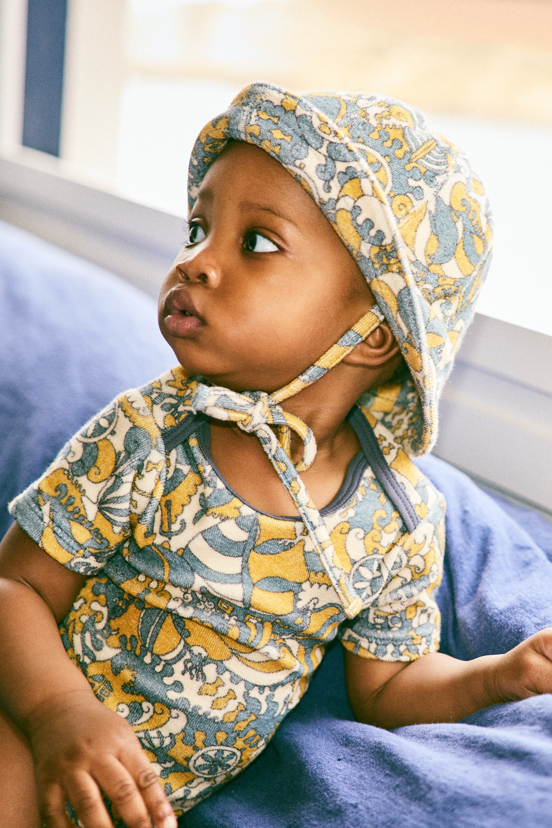 misha and puff Holiday Sunhat 2-4y