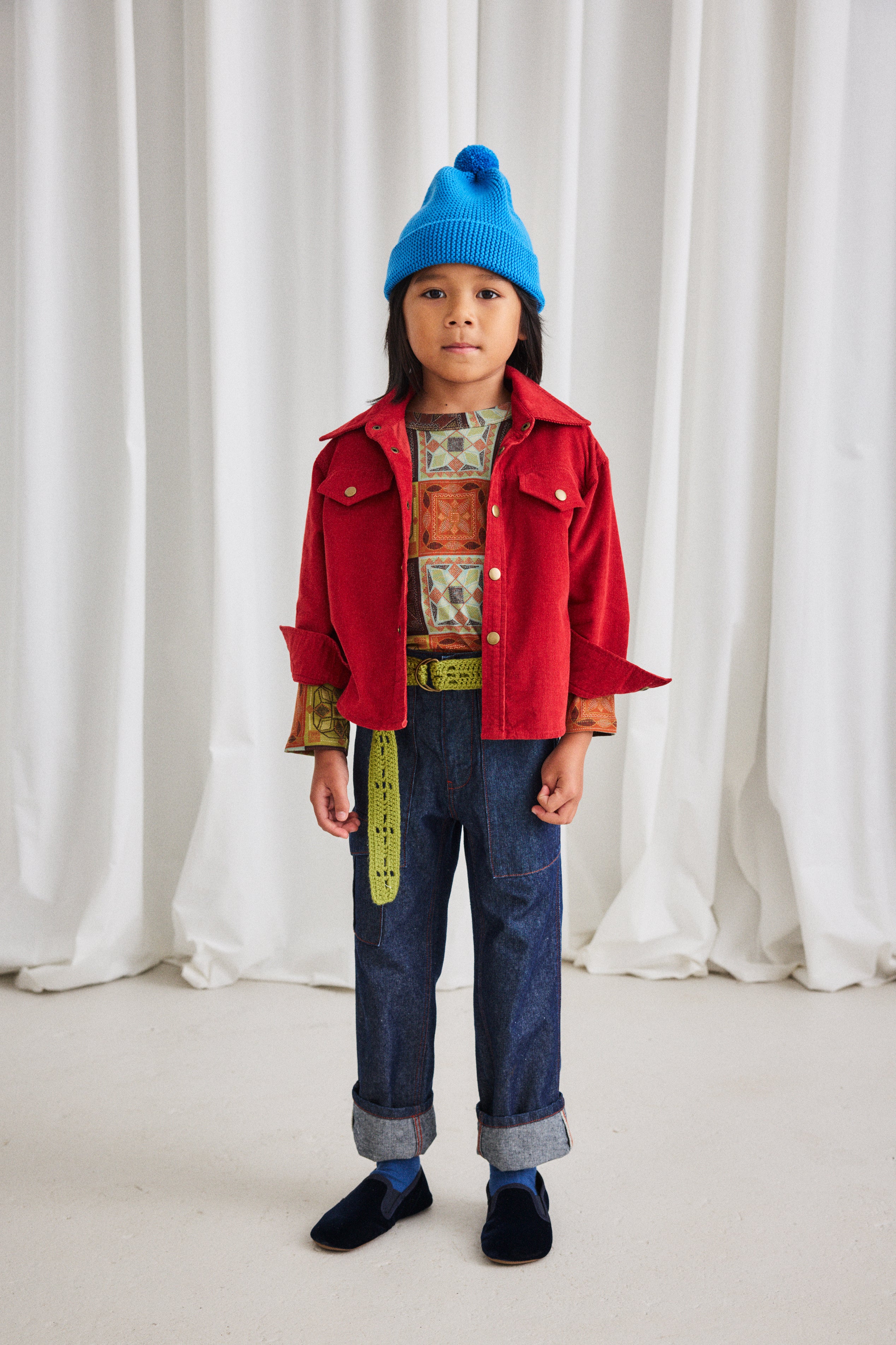 Garter Hat – Misha & Puff