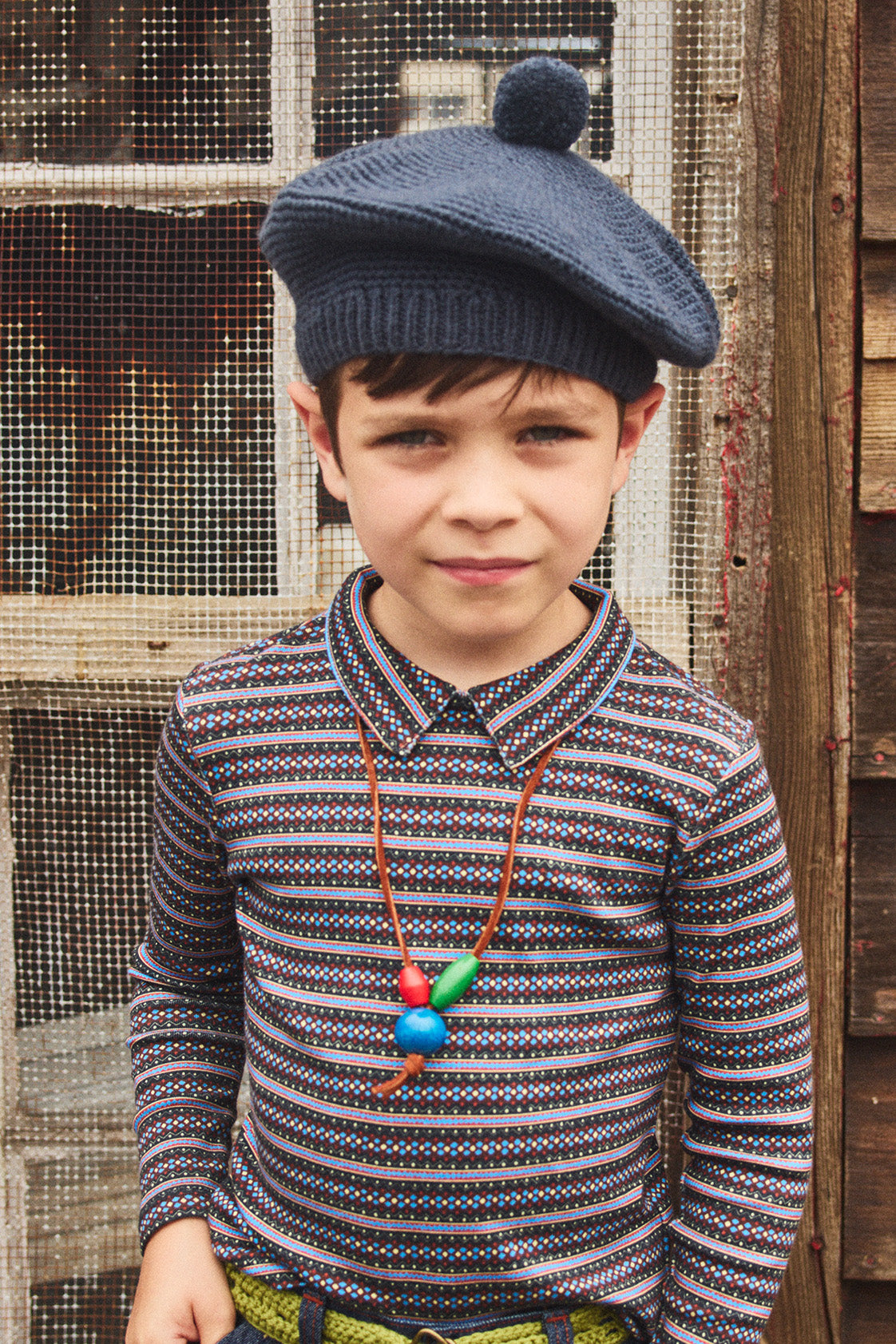 Crochet Beret – Misha & Puff