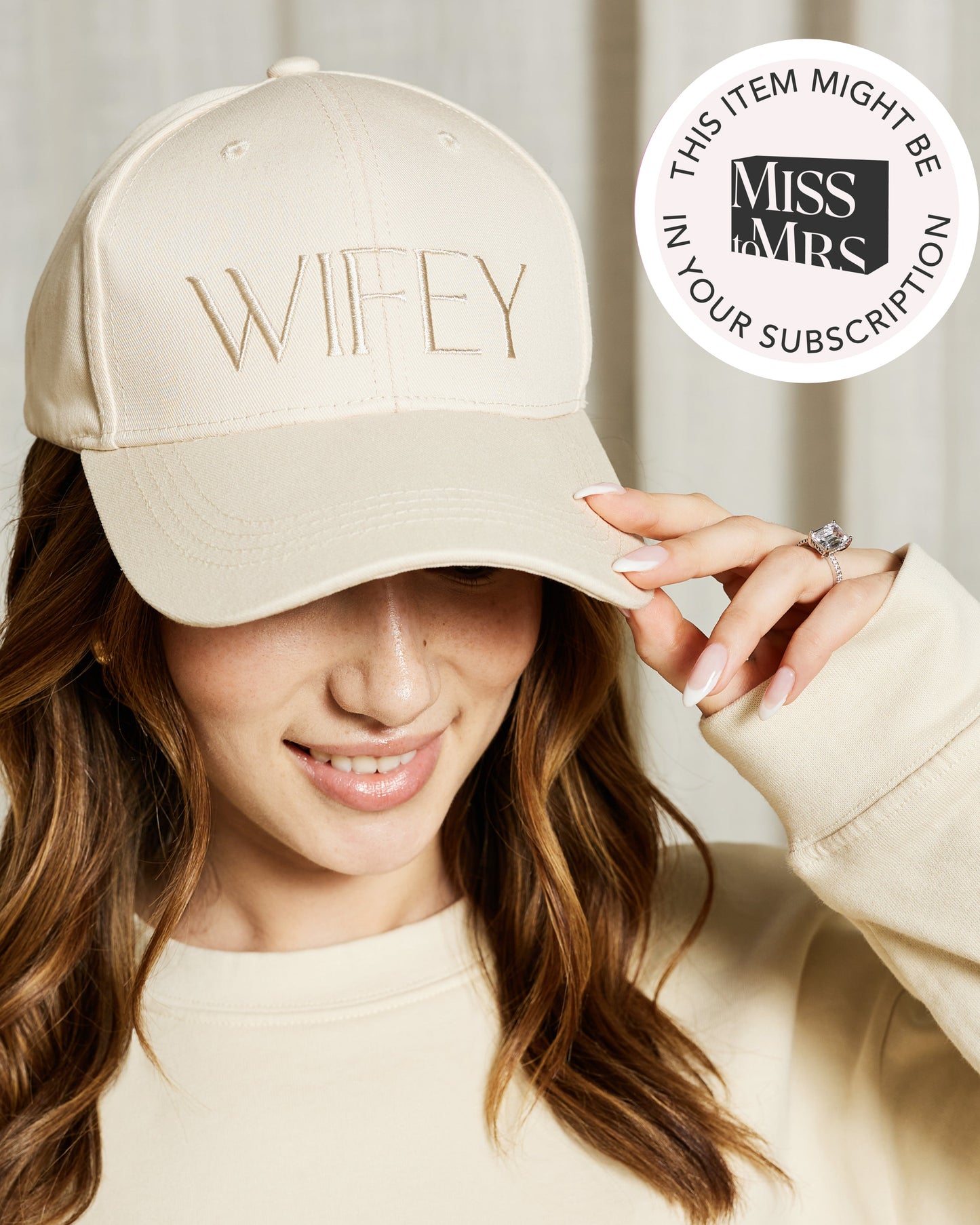 帽子 Mary logo cap AM1541 Ivory 帽子 Mary logo cap AM1541 Ivory