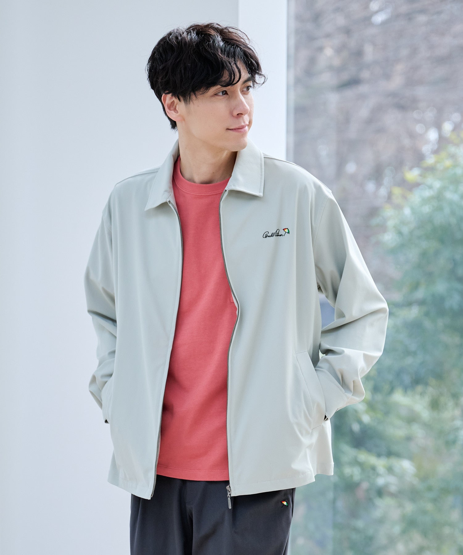 ポリストレッチ ジップブルゾン（ブルゾン/メンズ）｜アーノルド