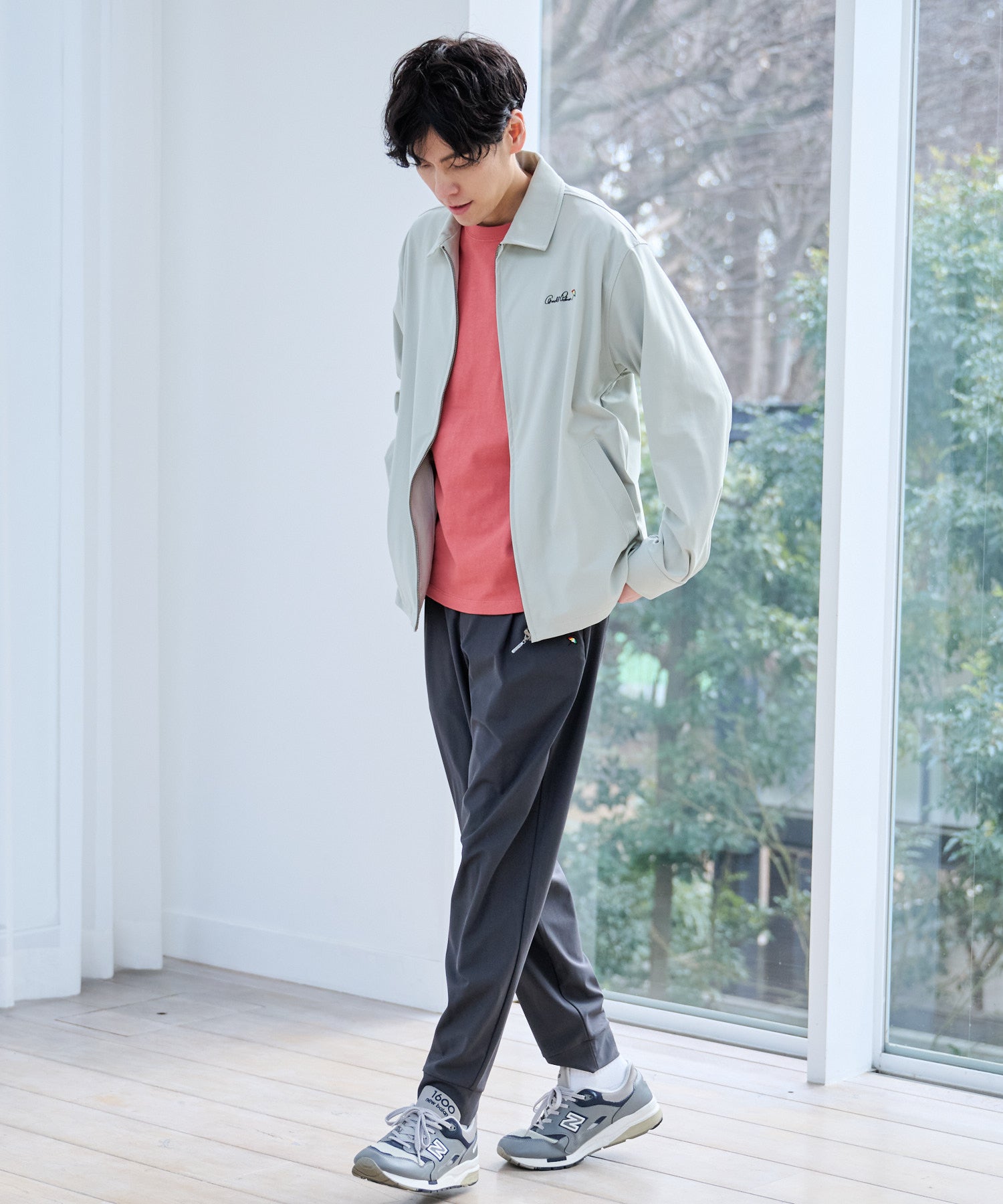 ポリストレッチ ジップブルゾン（ブルゾン/メンズ）｜アーノルド