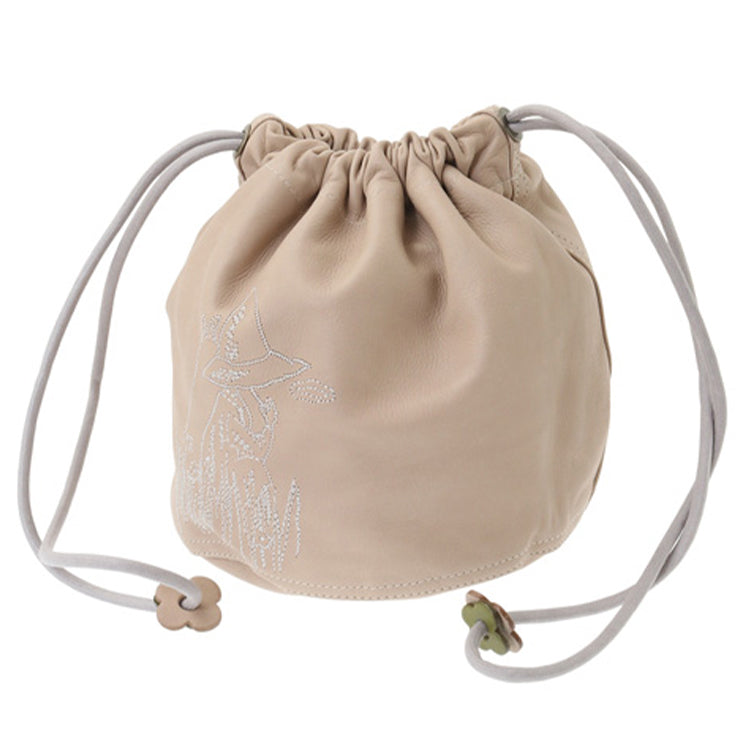 genten サスティナブル巾着バッグ（ムーミン＆スナフキン）46137-43