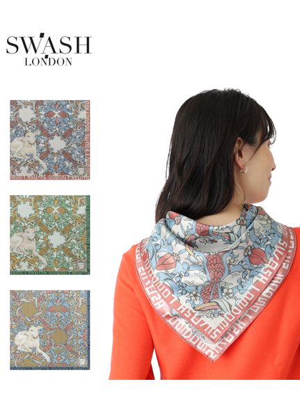 スカーフ】スウォッシュロンドン (SWASH LONDON) Tapestry シルク