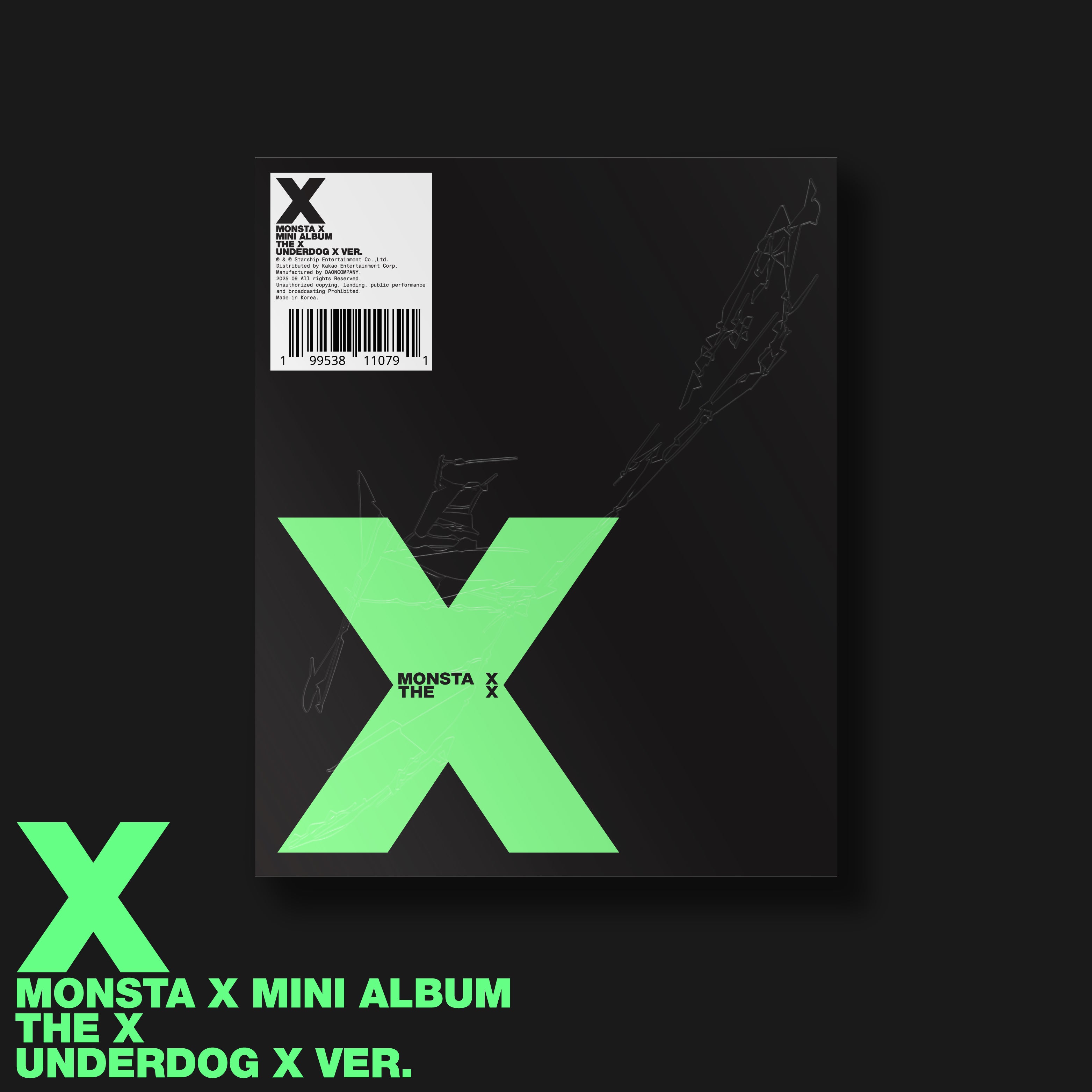 THE X – UNDERDOG X VER. (Signed) – MONSTA X