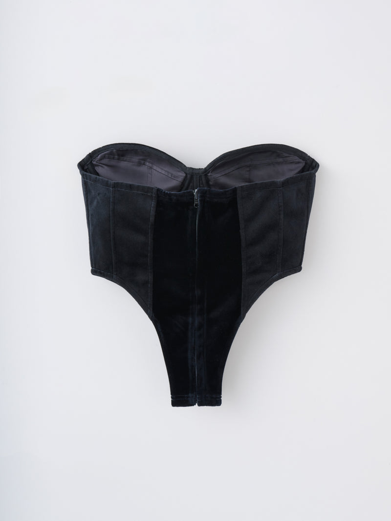 HAENGNAE（ヘンネ） CHIKUWABU REVERSIBLE BUSTIER コルセット