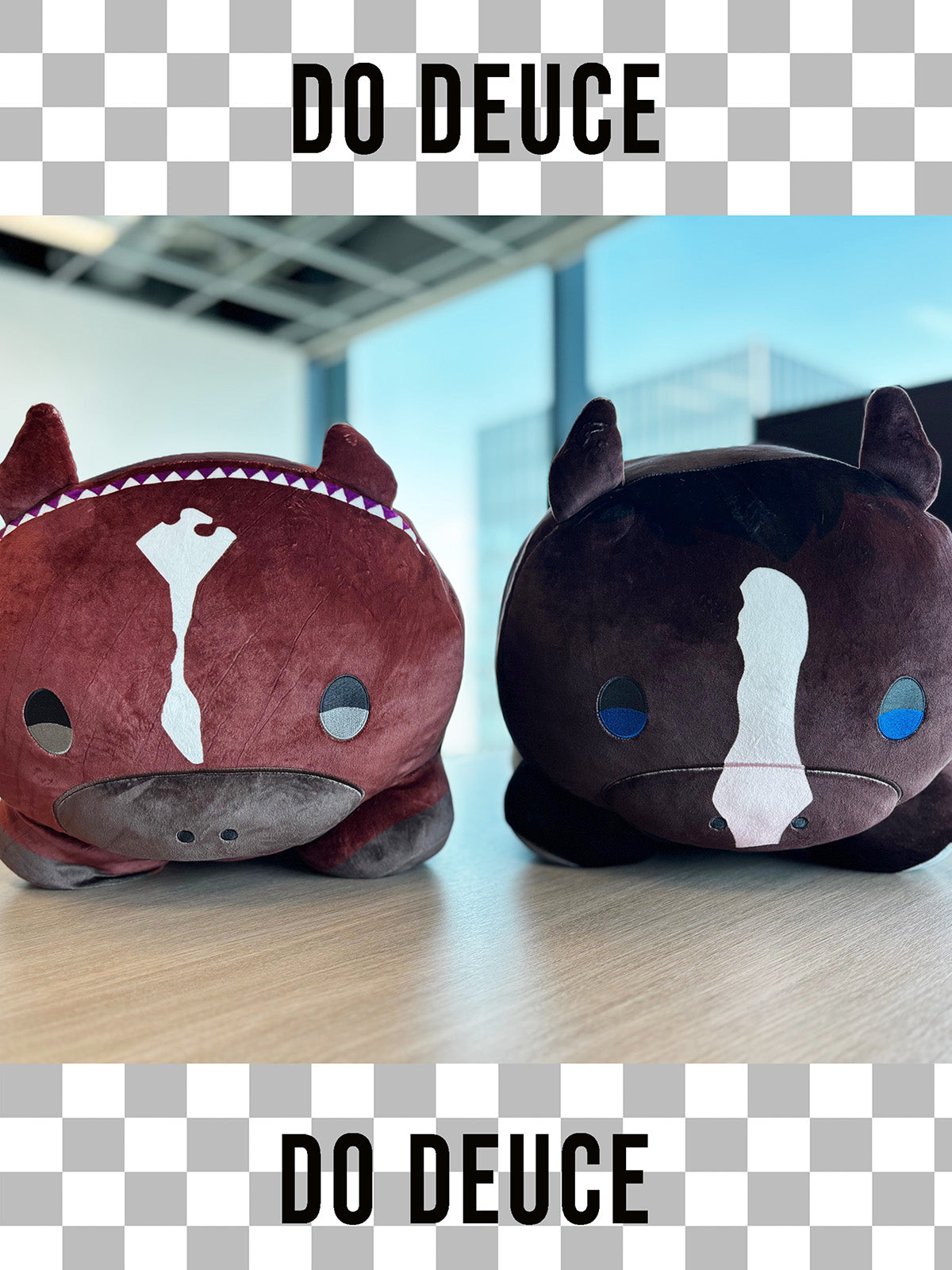 ドウデュース・もちもちぬいぐるみクッション｜netkeiba